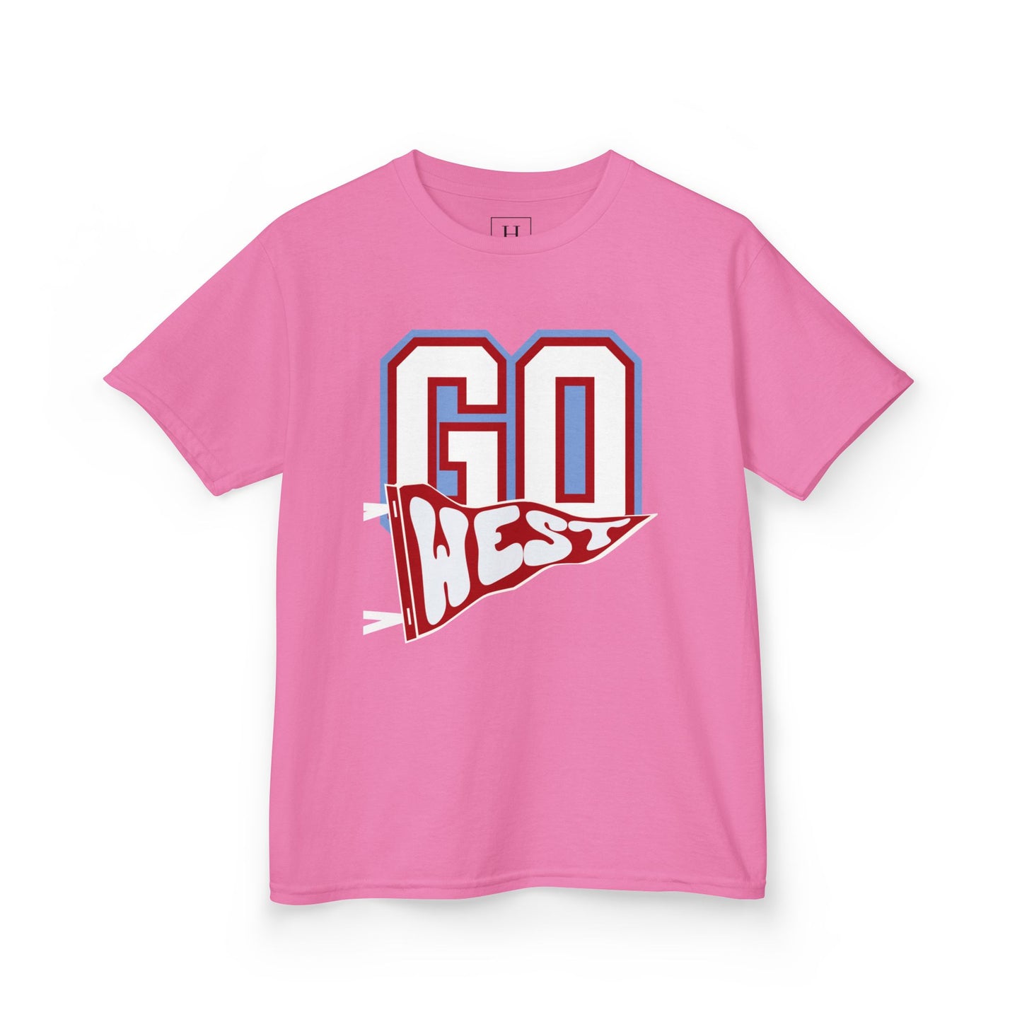 YOUTH -- GO WEST Pennant Flag - Unisex