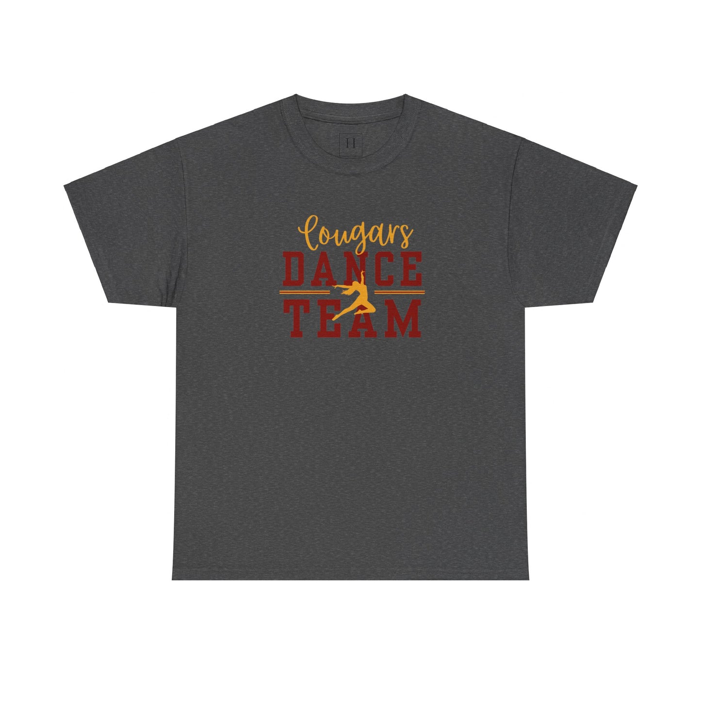 GMS Garrard Middle School Cougars Dance Team T-Shirt (Front Only)