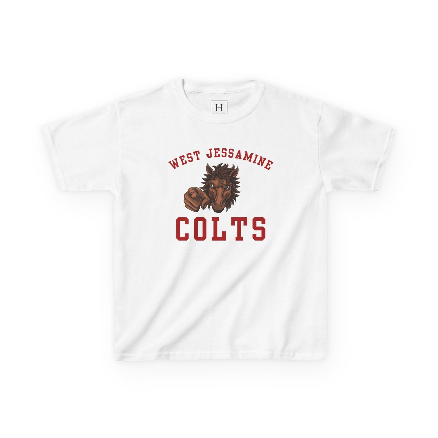 YOUTH --- West Jessamine Colts Mascot - YOU -- Unisex Tee