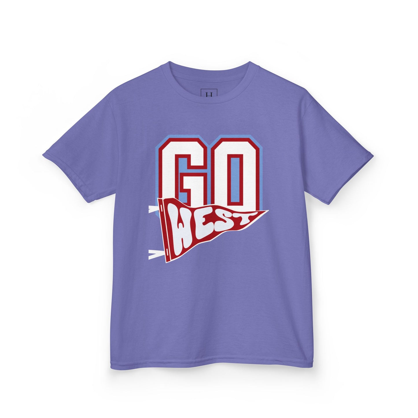 YOUTH -- GO WEST Pennant Flag - Unisex