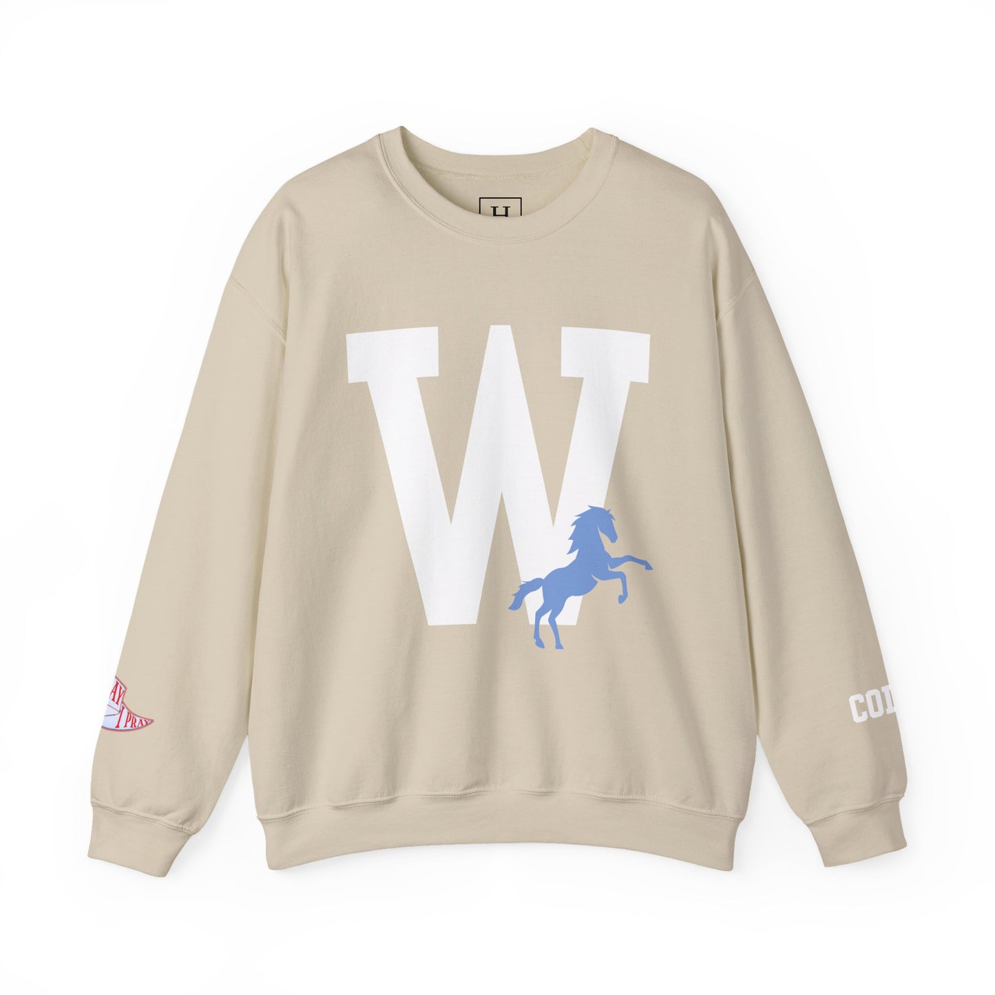 Crewneck Sweatshirt - W HORSE Colts Sweater West Jessamine
