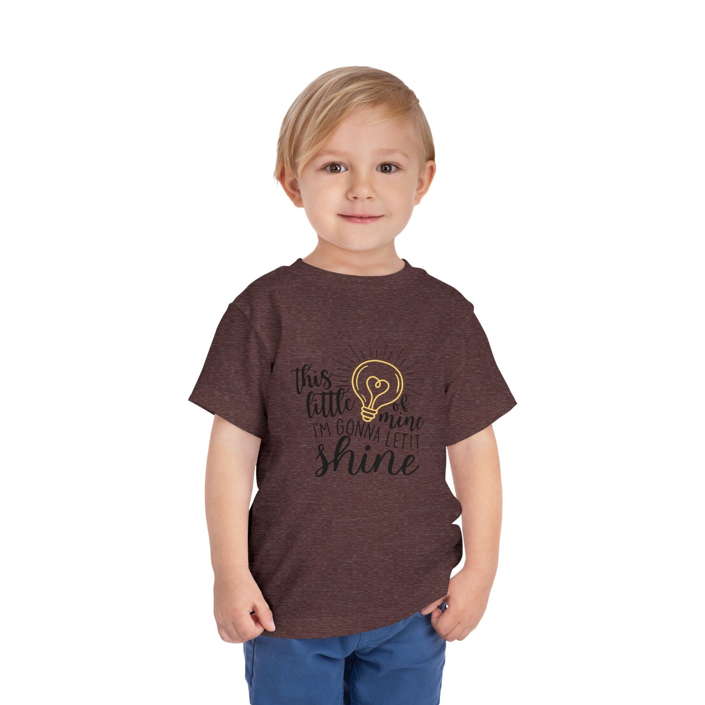 Toddler This Little Light Of Mine Christian Heavy Cotton Tee