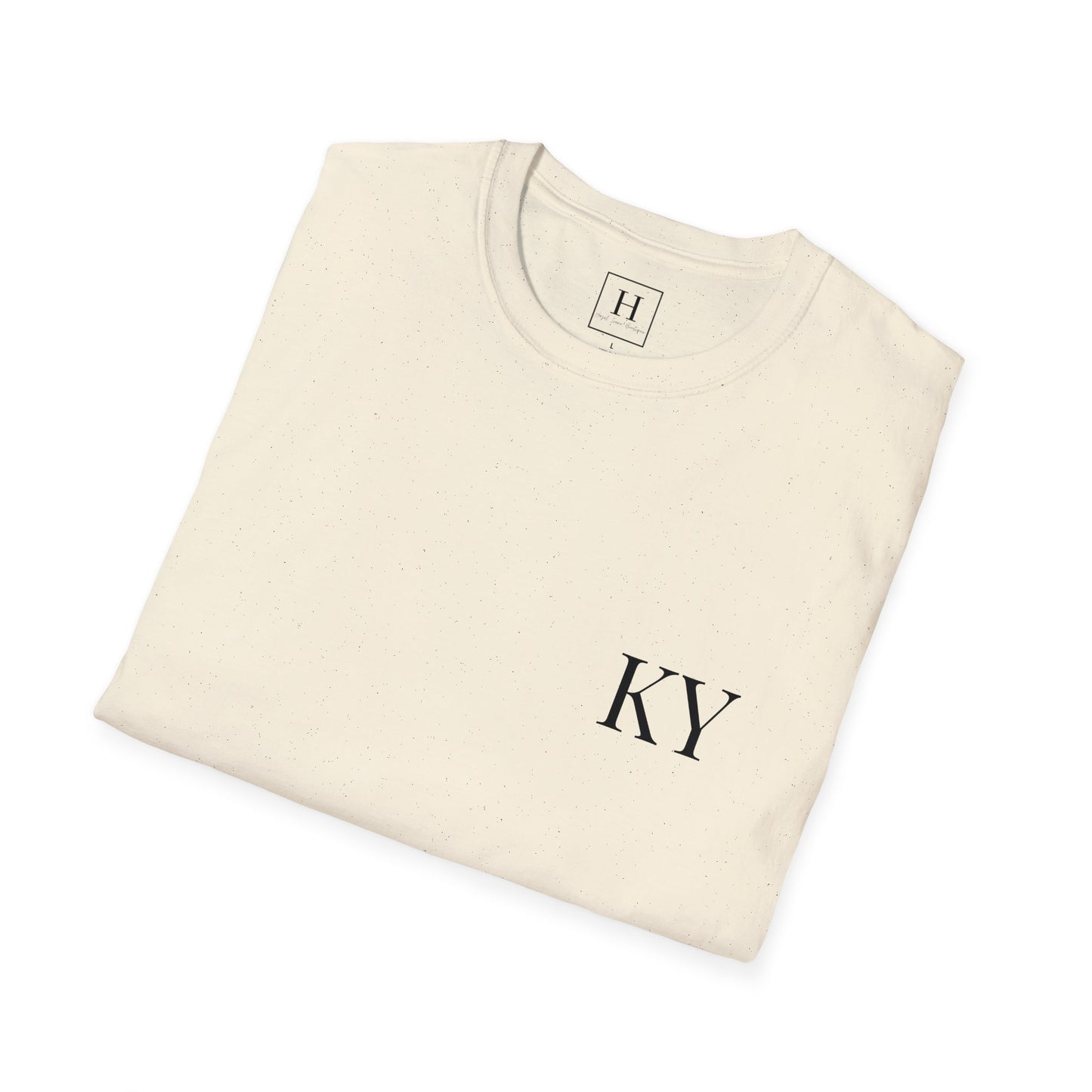 Kentucky KY UK Blue Jersey Short Sleeve Tee (front and back)