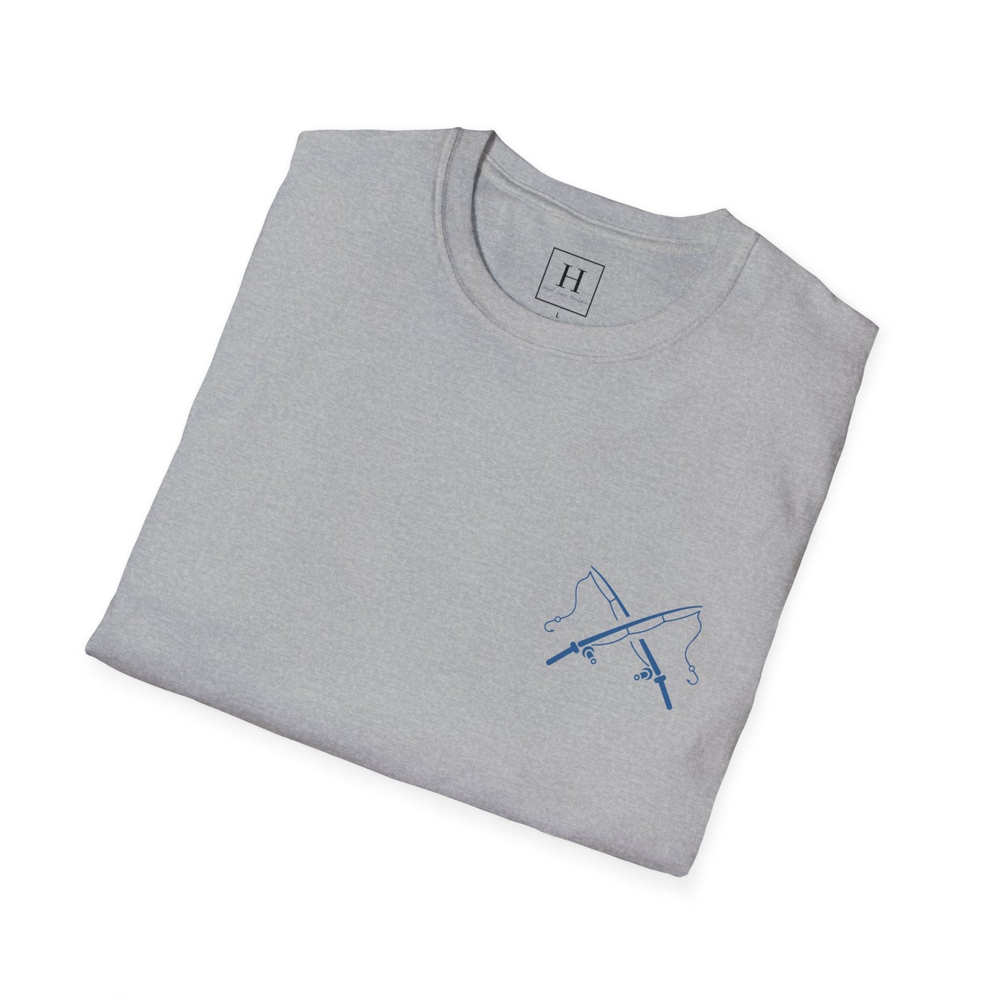 Jesus Made Me A Fisherman Christian T-Shirt (front and back)