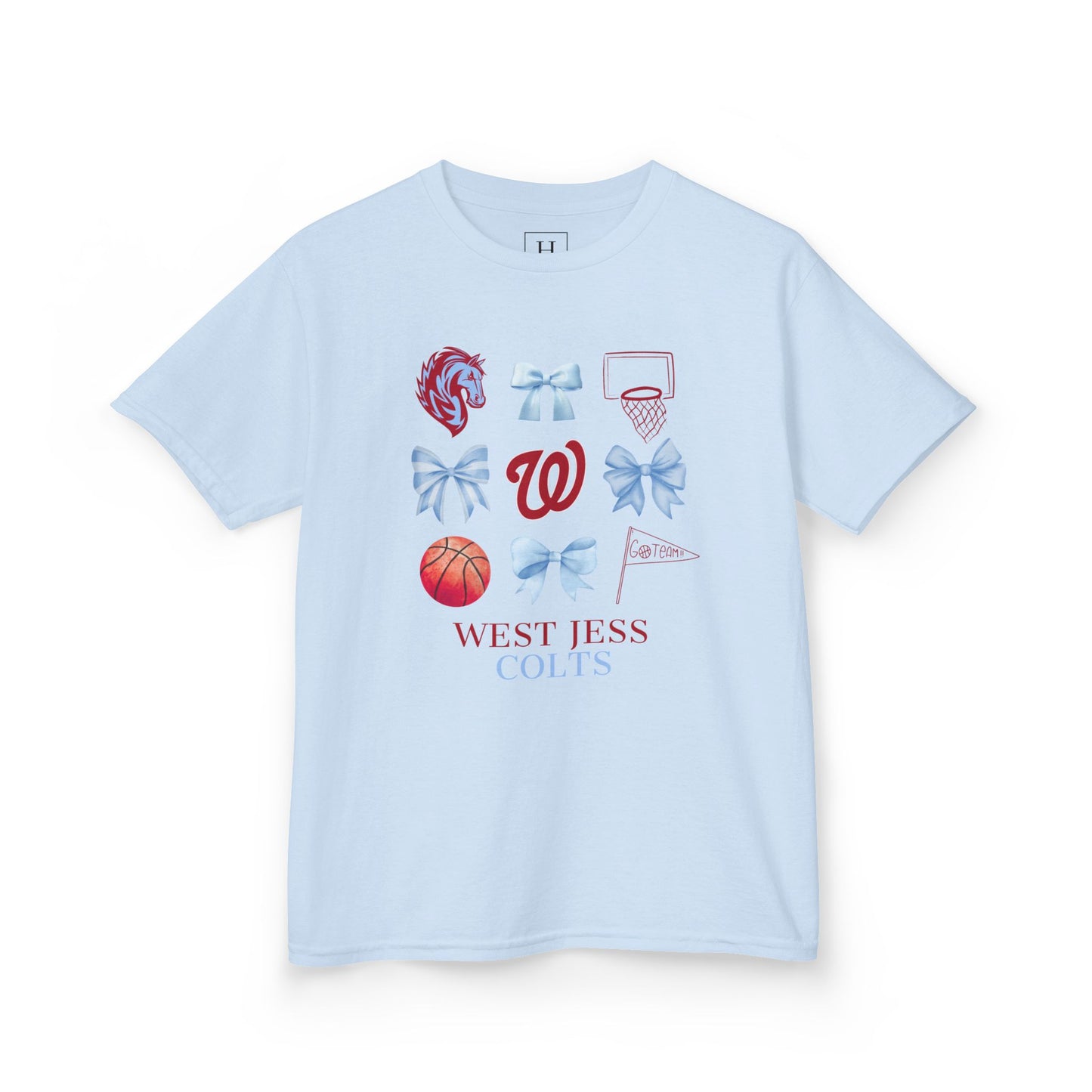 YOUTH --- West Jessamine Basketball Coquette Unisex Tee