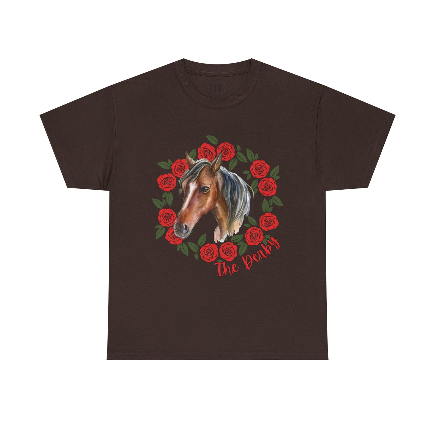 The Derby Horse & Rose Tee