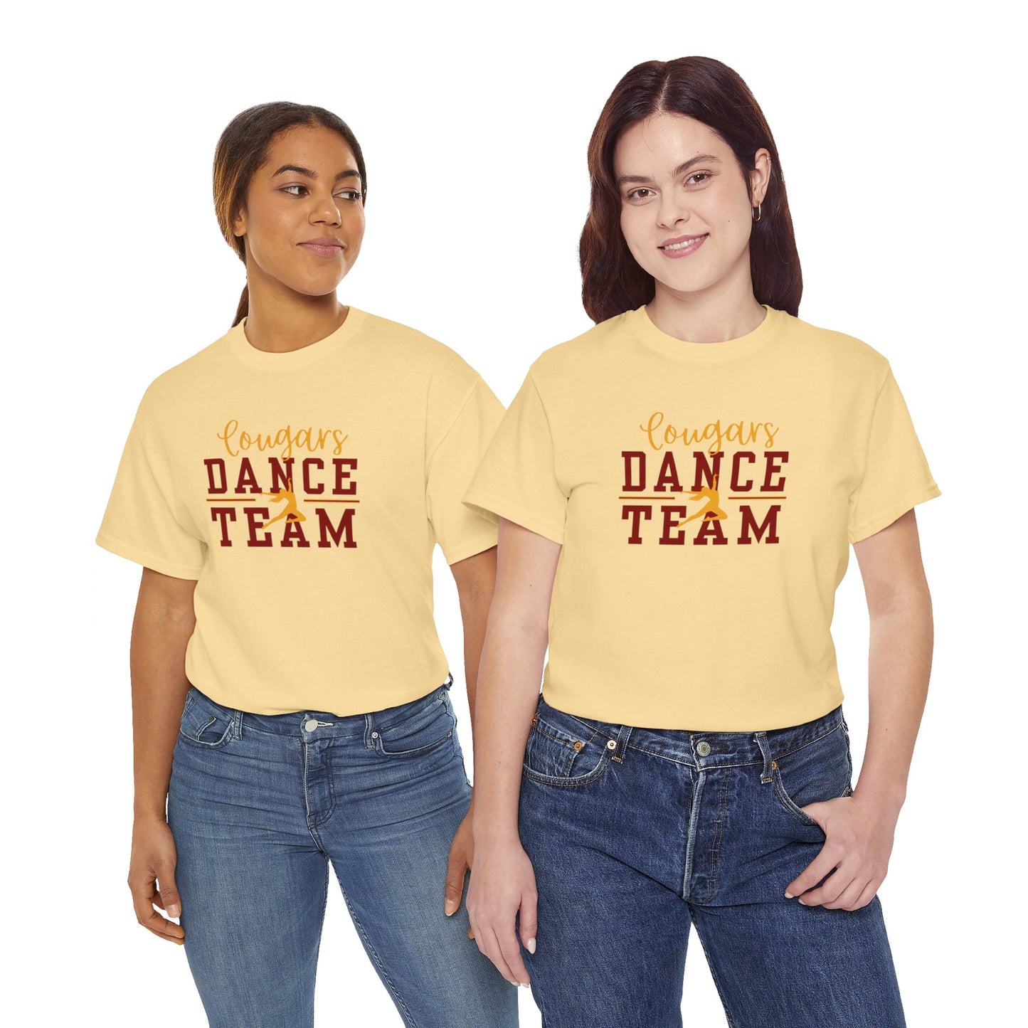 GMS Garrard Middle School Cougars Dance Team T-Shirt (Front Only)