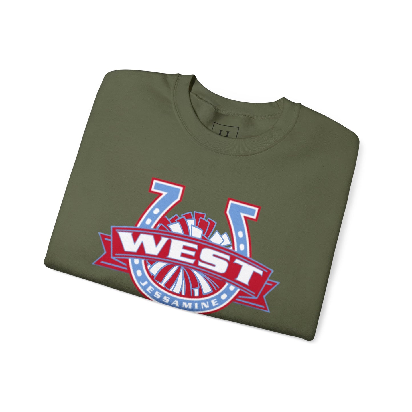 West Jessamine Horseshoe Logo w/ Pom Sweatshirt