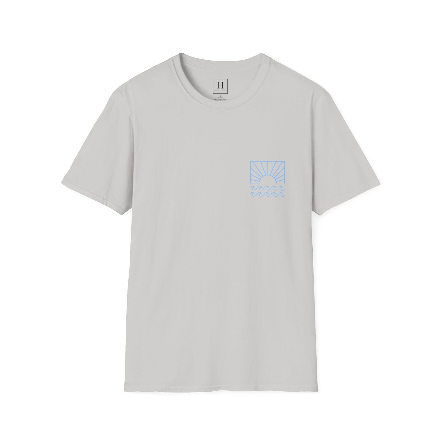 be the light christian bible blue (front and back)