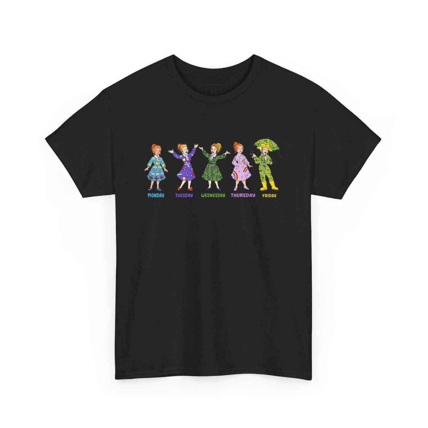 Monday-Friday Ms. Frizzle Teacher T-Shirt