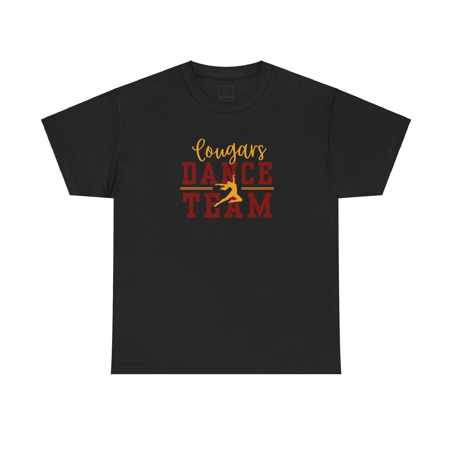 GMS Garrard Middle School Cougars Dance Team T-Shirt (Front Only)
