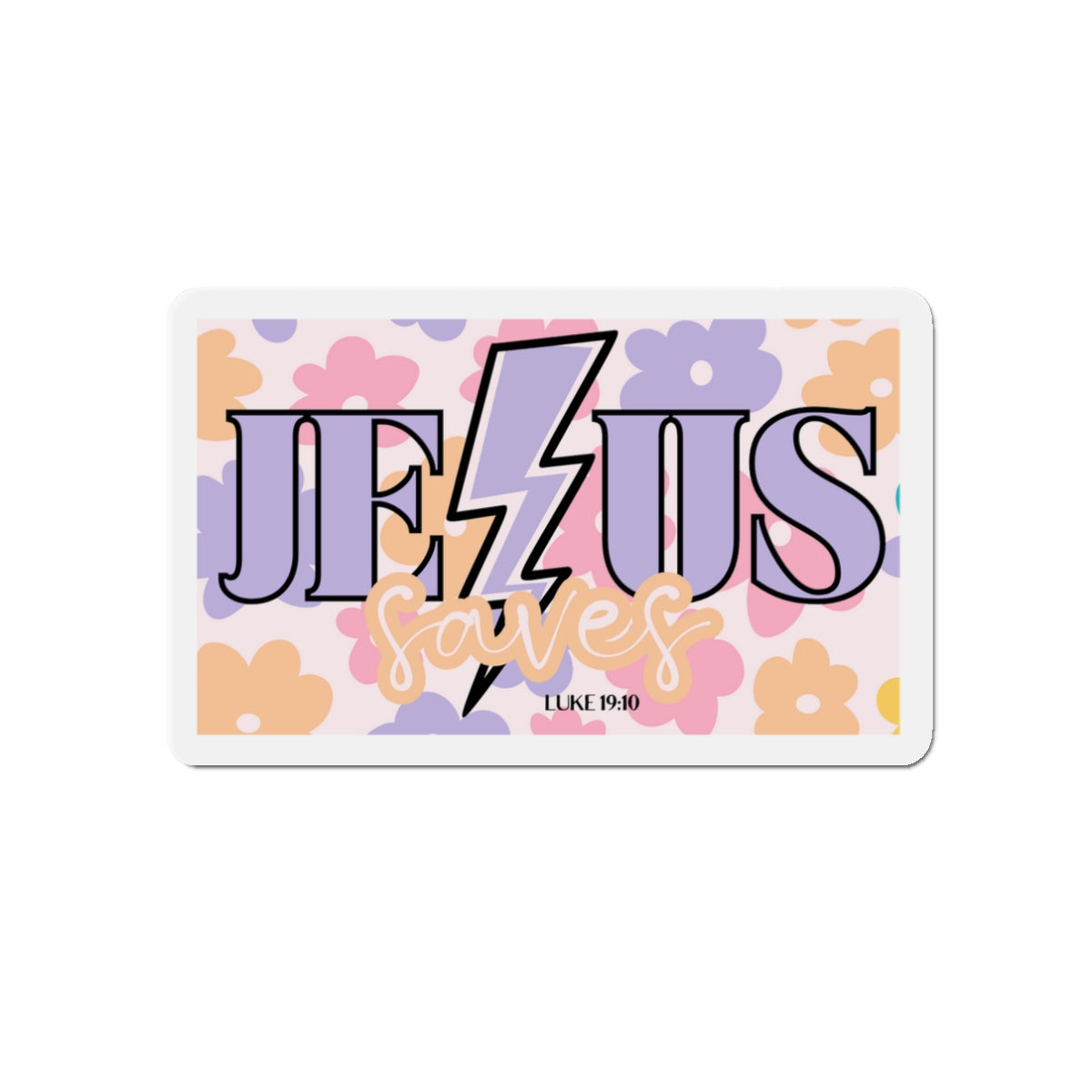 Jesus saves christian Magnets