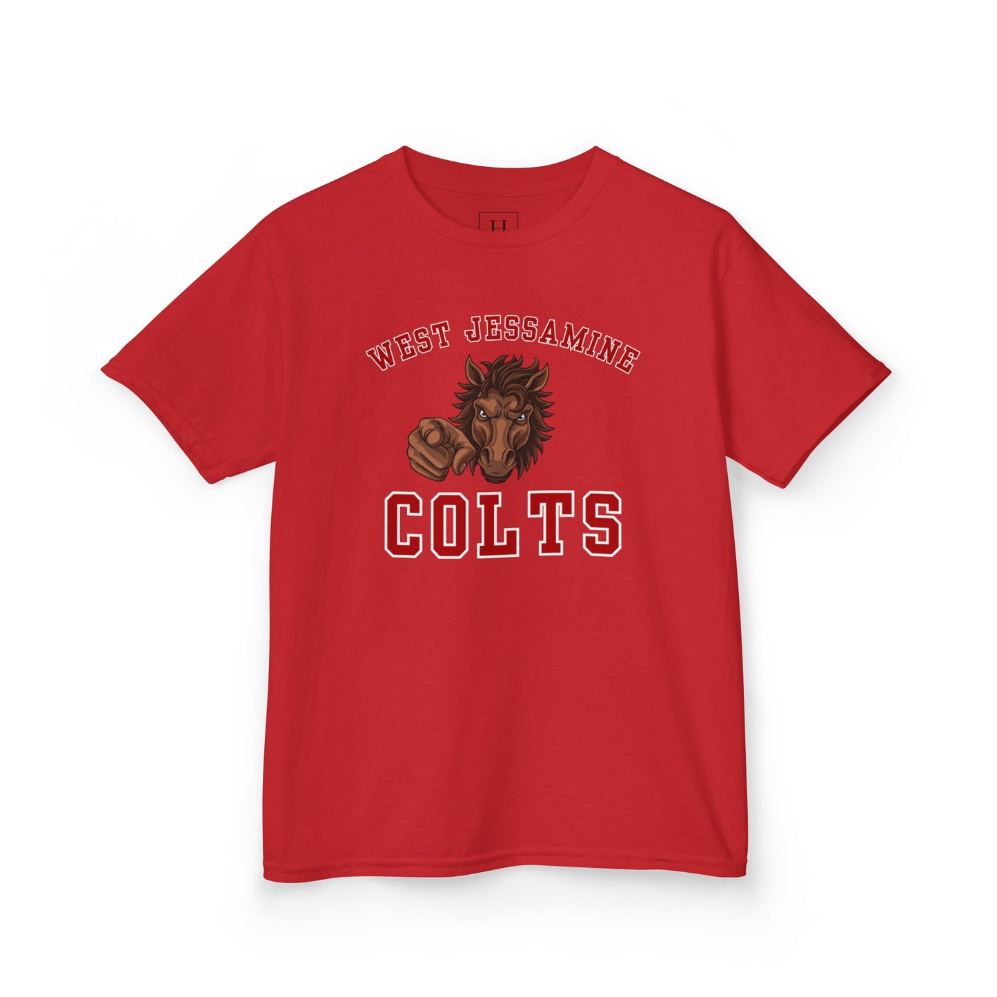 YOUTH --- West Jessamine Colts Mascot - YOU -- Unisex Tee