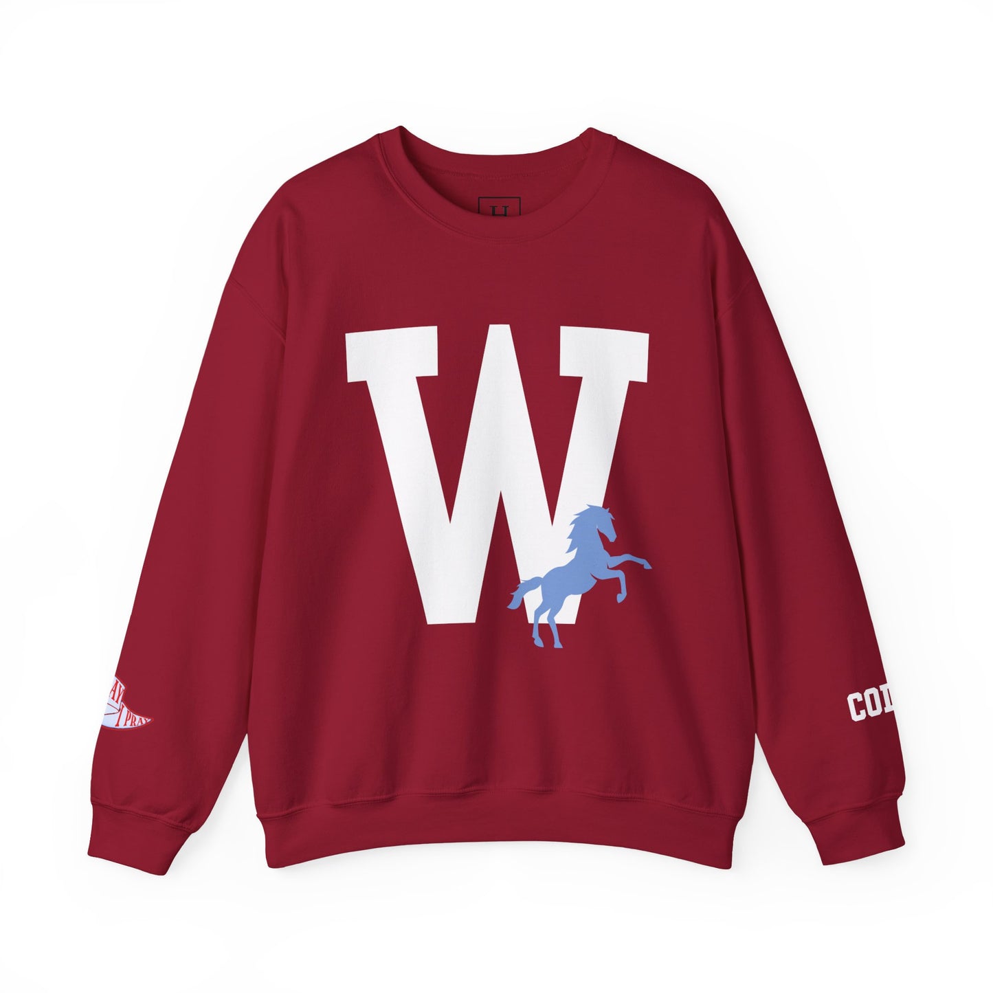 Crewneck Sweatshirt - W HORSE Colts Sweater West Jessamine