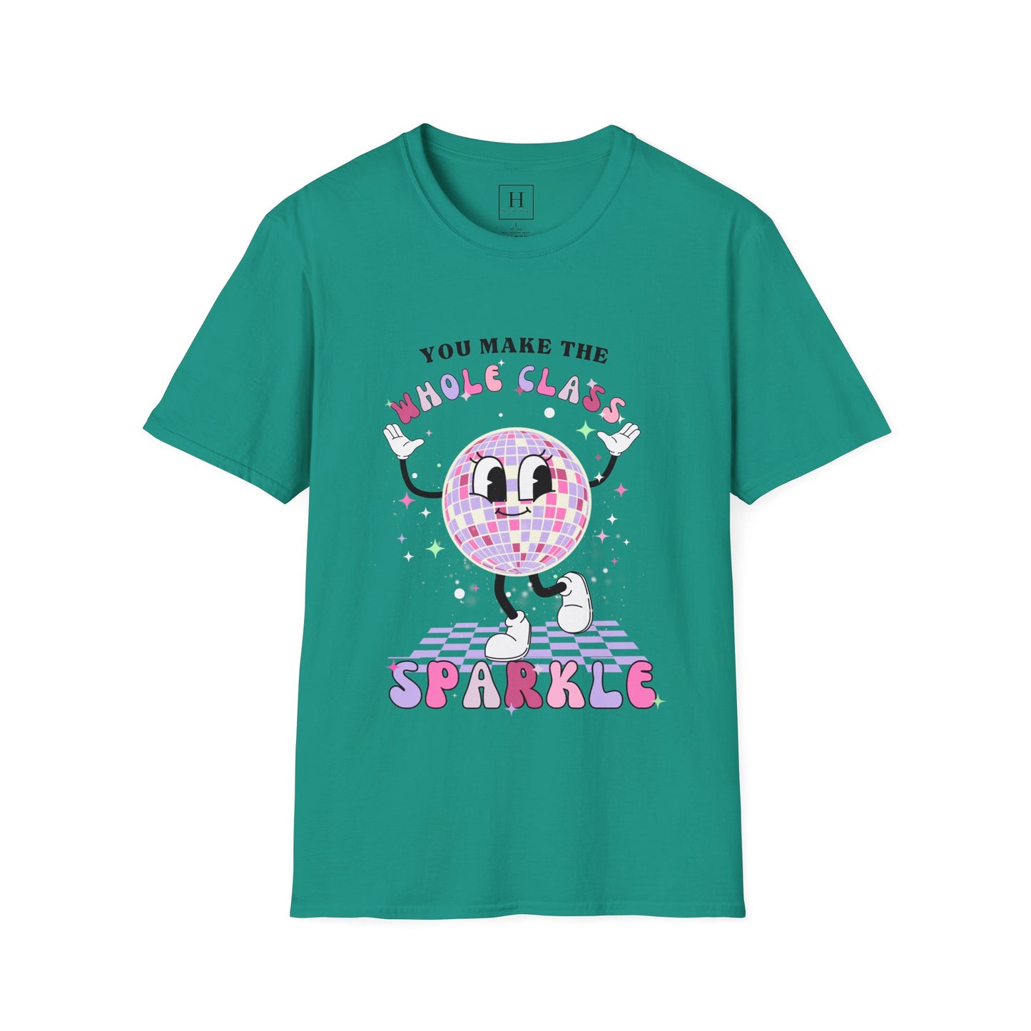 You Make The Whole Class Sparkle Teacher T-Shirt (Front Only)