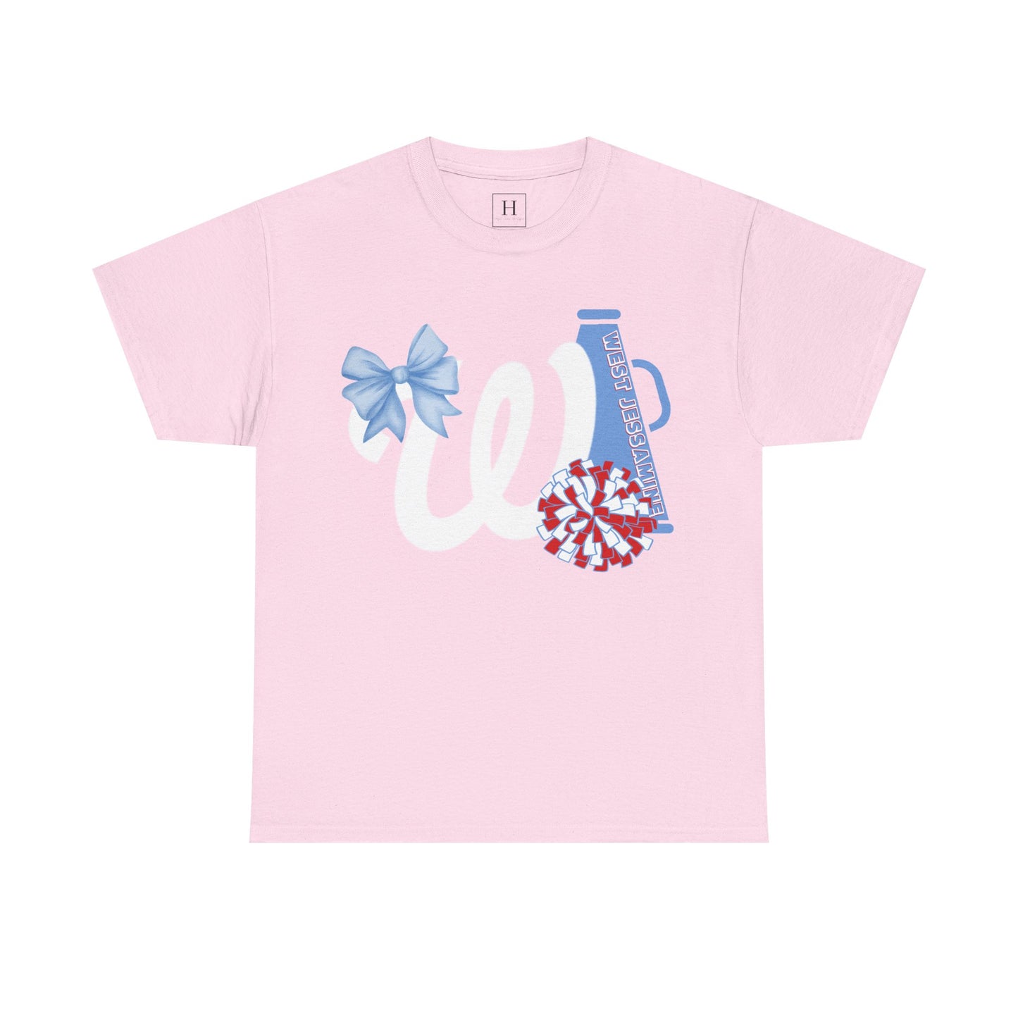 West Jessamine Cheer Bow & Poms - Unisex Shirt