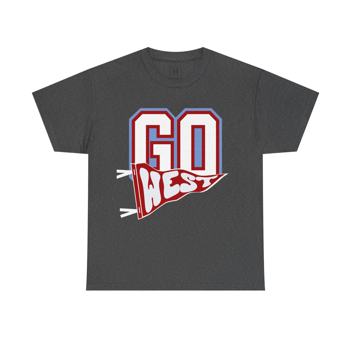 GO WEST Pennant Flag - Unisex