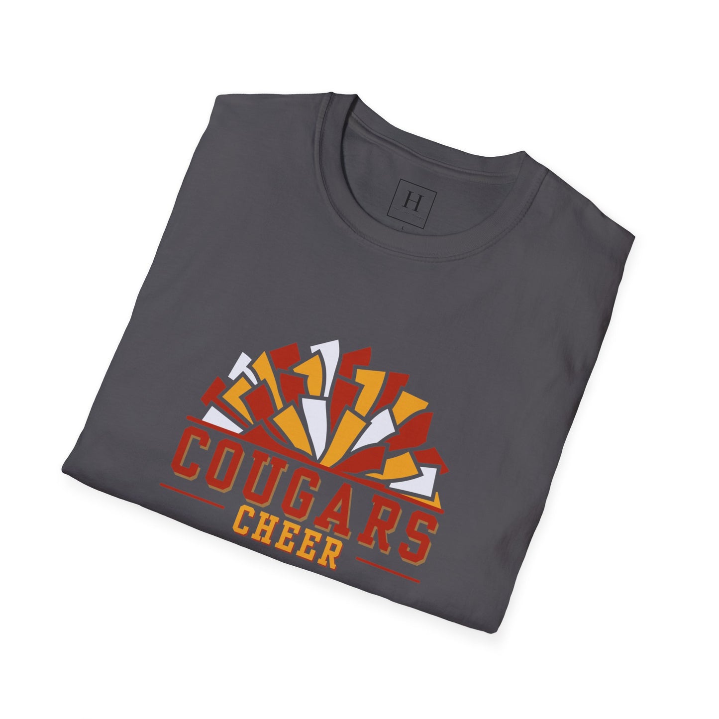 Cougars Cheer Pom Pom Shirt
