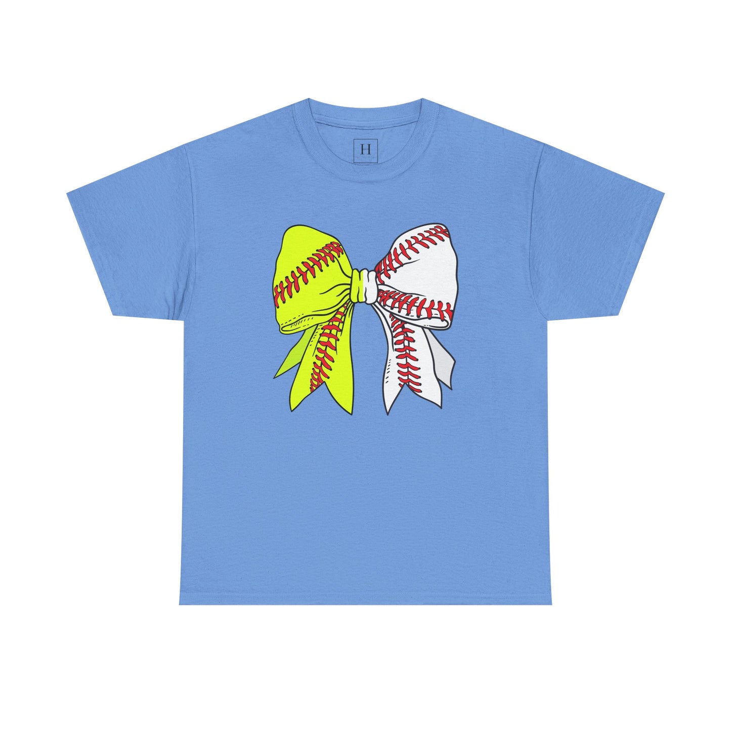 Softball Baseball Bow Unisex Tee - Sports Mama