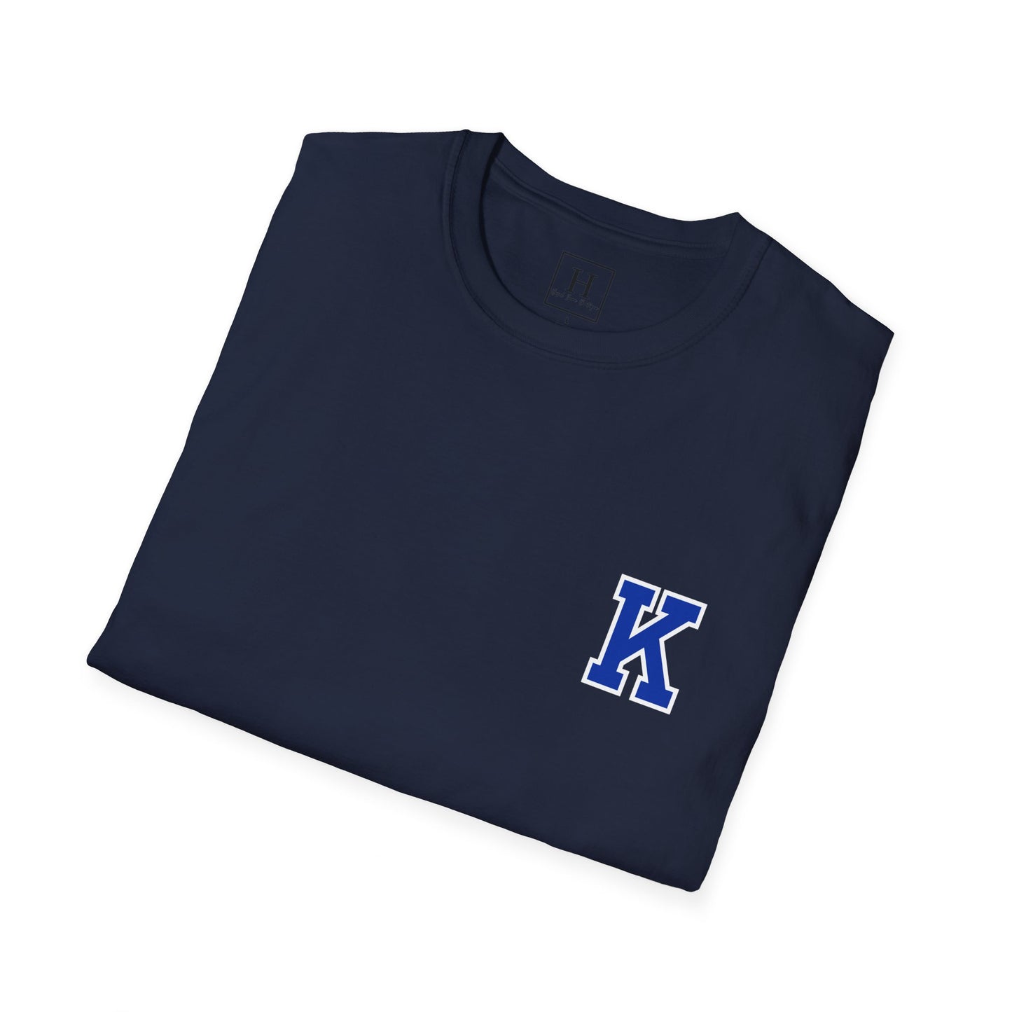 Kentucky Ribbon/Bow Baseball T-shirt (Front and Back)