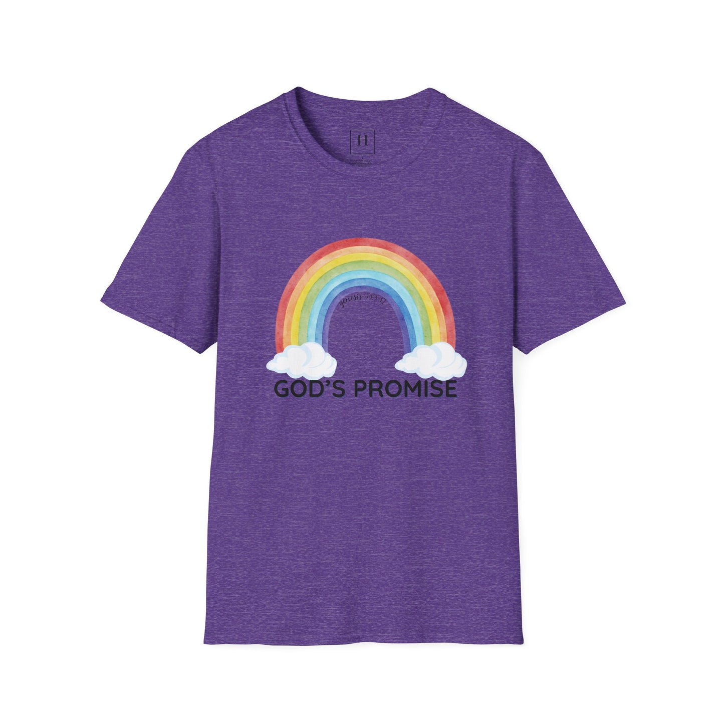 Rainbow God's Promise Genesis 13 Christian T-shirt