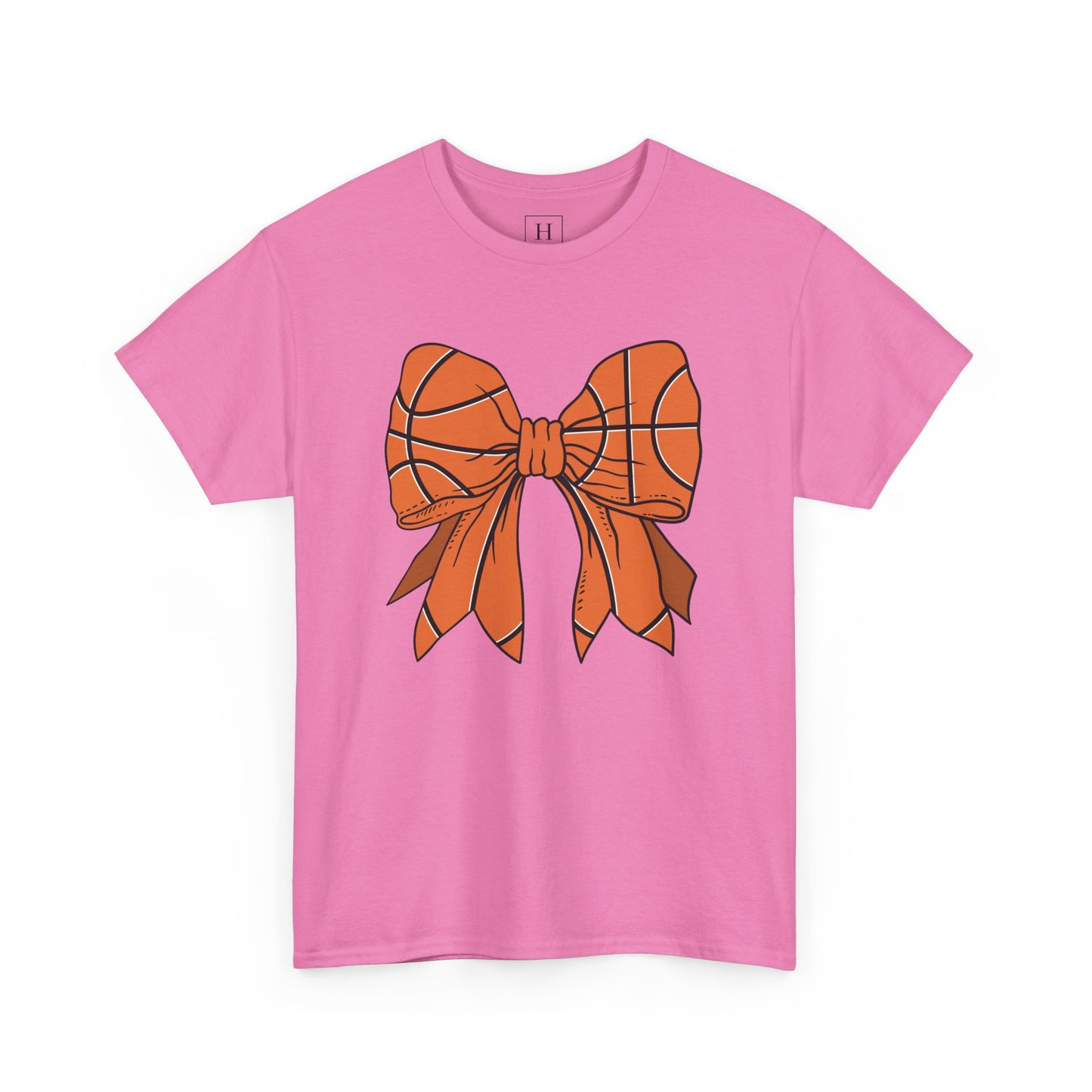 Basketball Sport Bow Tee - Unisex Heavy Cotton