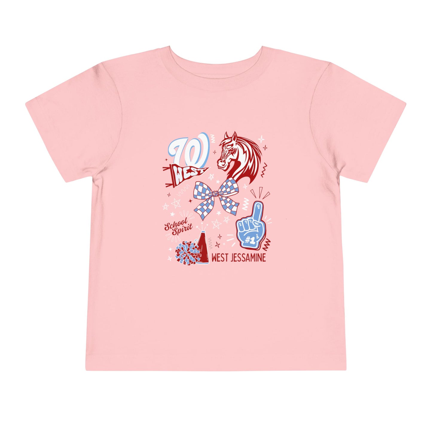 Toddler; West Jessamine Coquette School Spirit - Unisex T-shirt