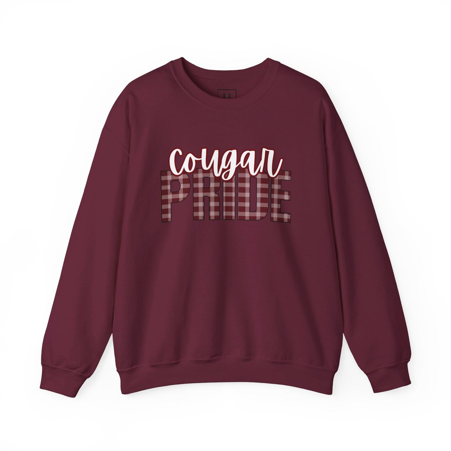 Cougar Pride Fall Plaid Sweater