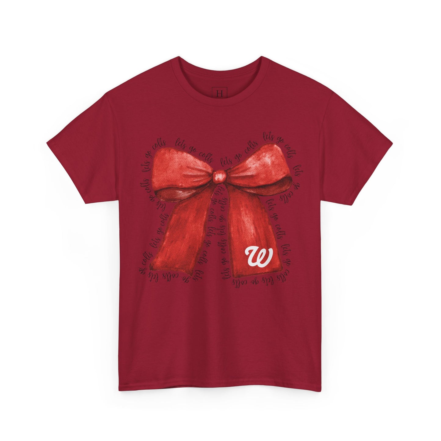 WJ Let's Go Colts Cheer Bow w/ WJ logo - Unisex Shirt