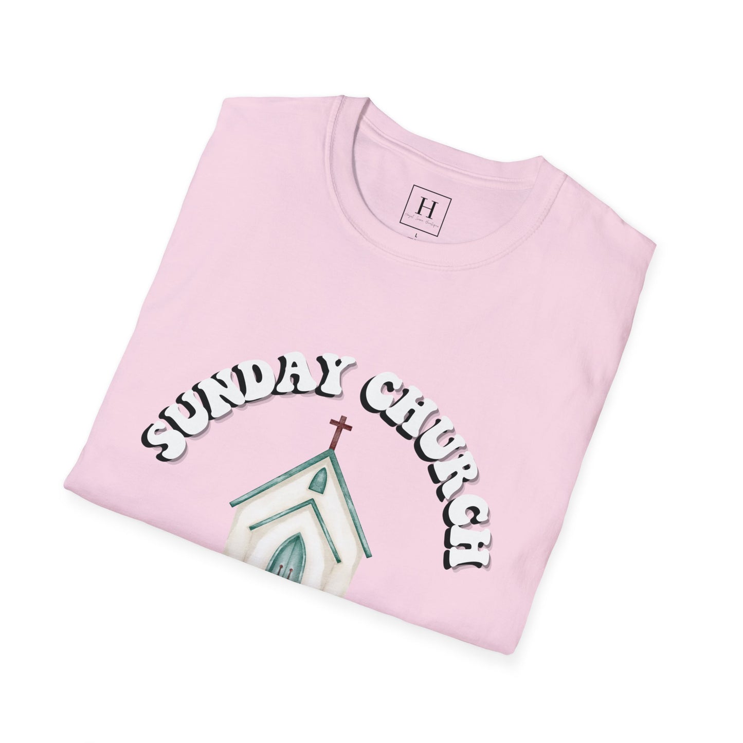 Sunday Church Club Christian T-shirt
