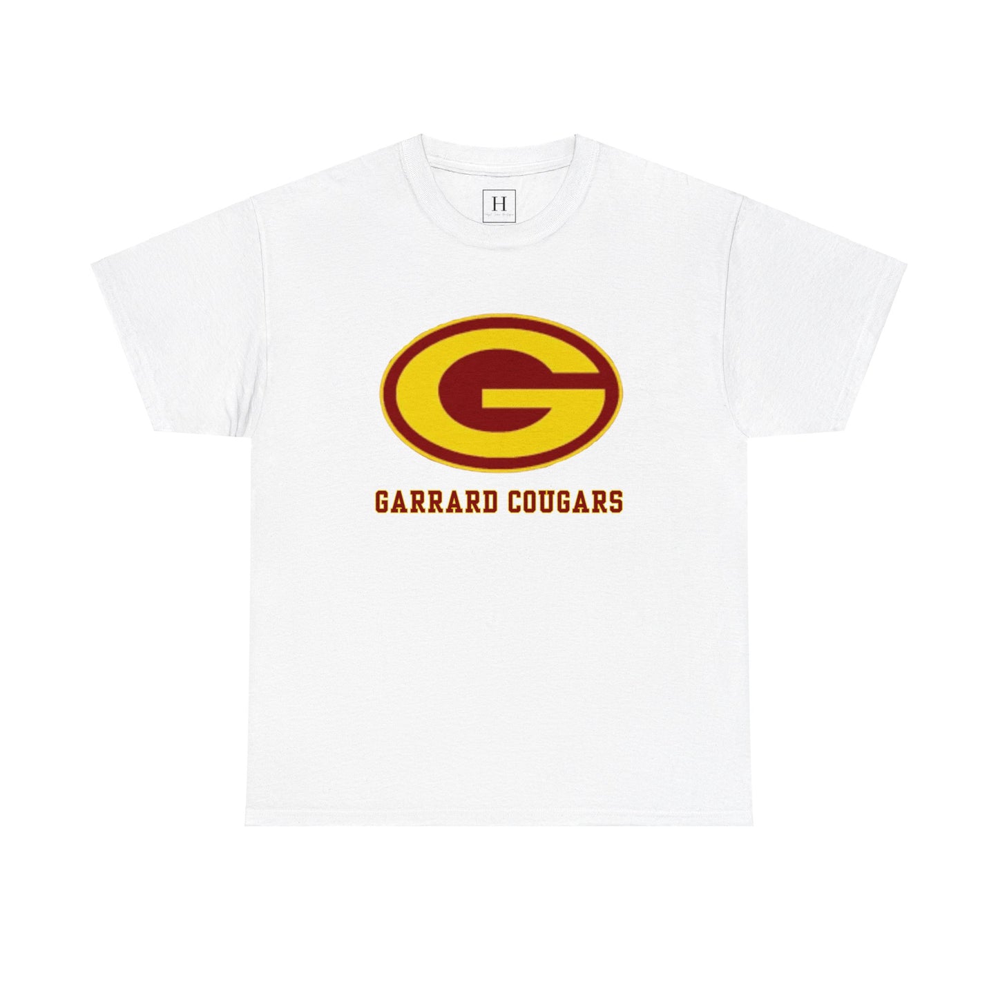 Gold (G) Garrard Middle Cougars T-Shirt (Front Only)