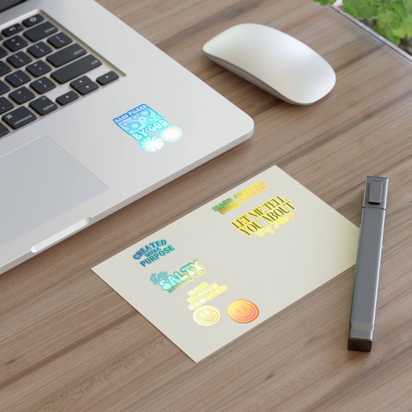Christian Christian Sticker Sheets (Smiles, Flowers, and Quotes)