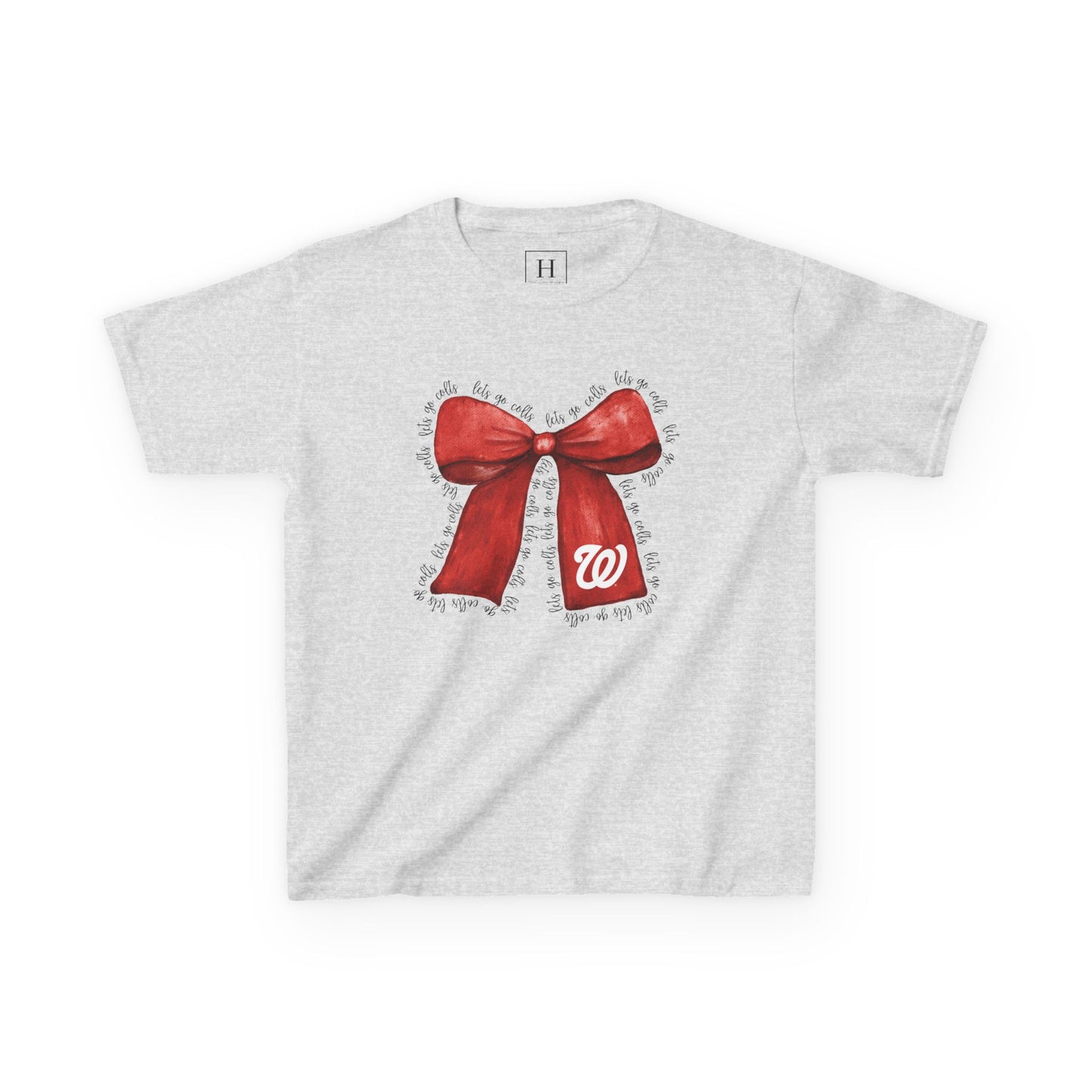 YOUTH - Let's Go Colts Bow - W Logo Unisex T-Shirt