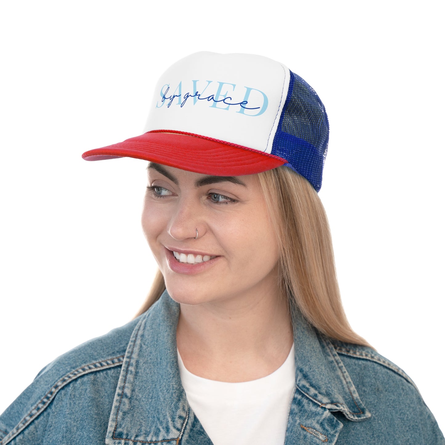 Saved By Grace Trucker Hats