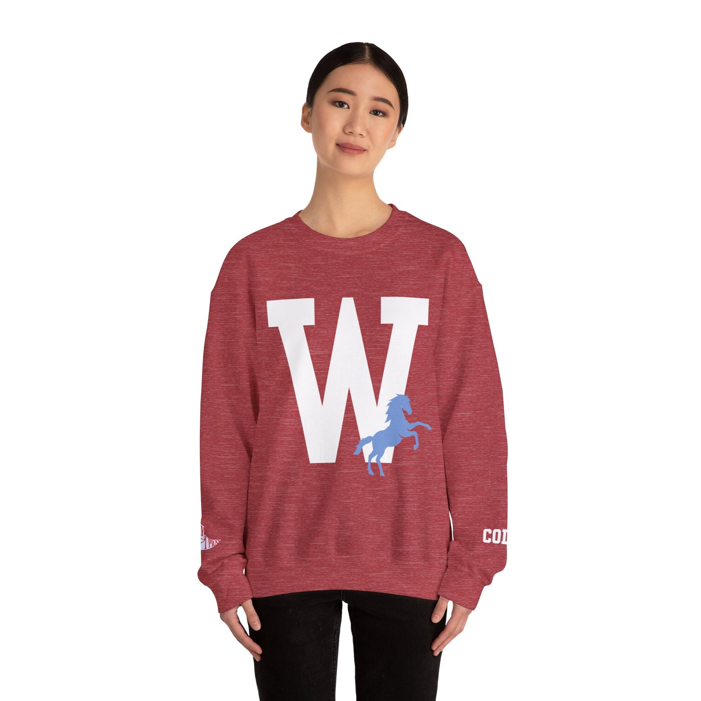 Crewneck Sweatshirt - W HORSE Colts Sweater West Jessamine