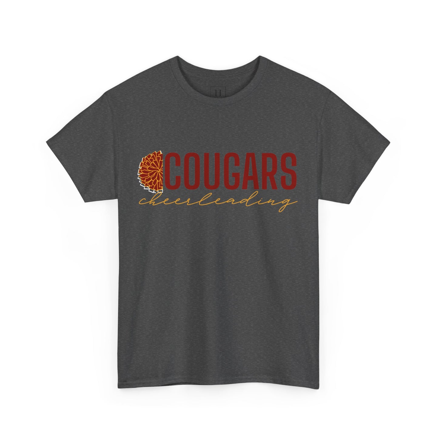 Cougars Cheerleading T-Shirt (Front Only)