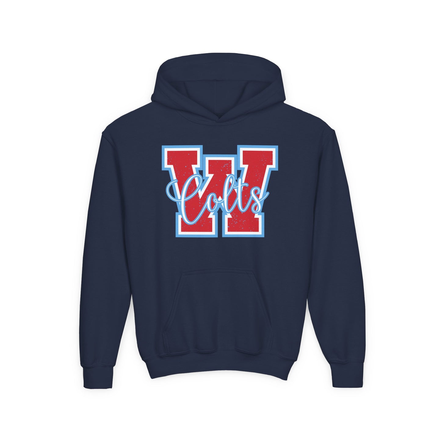 YOUTH -- (W) West Jessamine Colts - Hoodie
