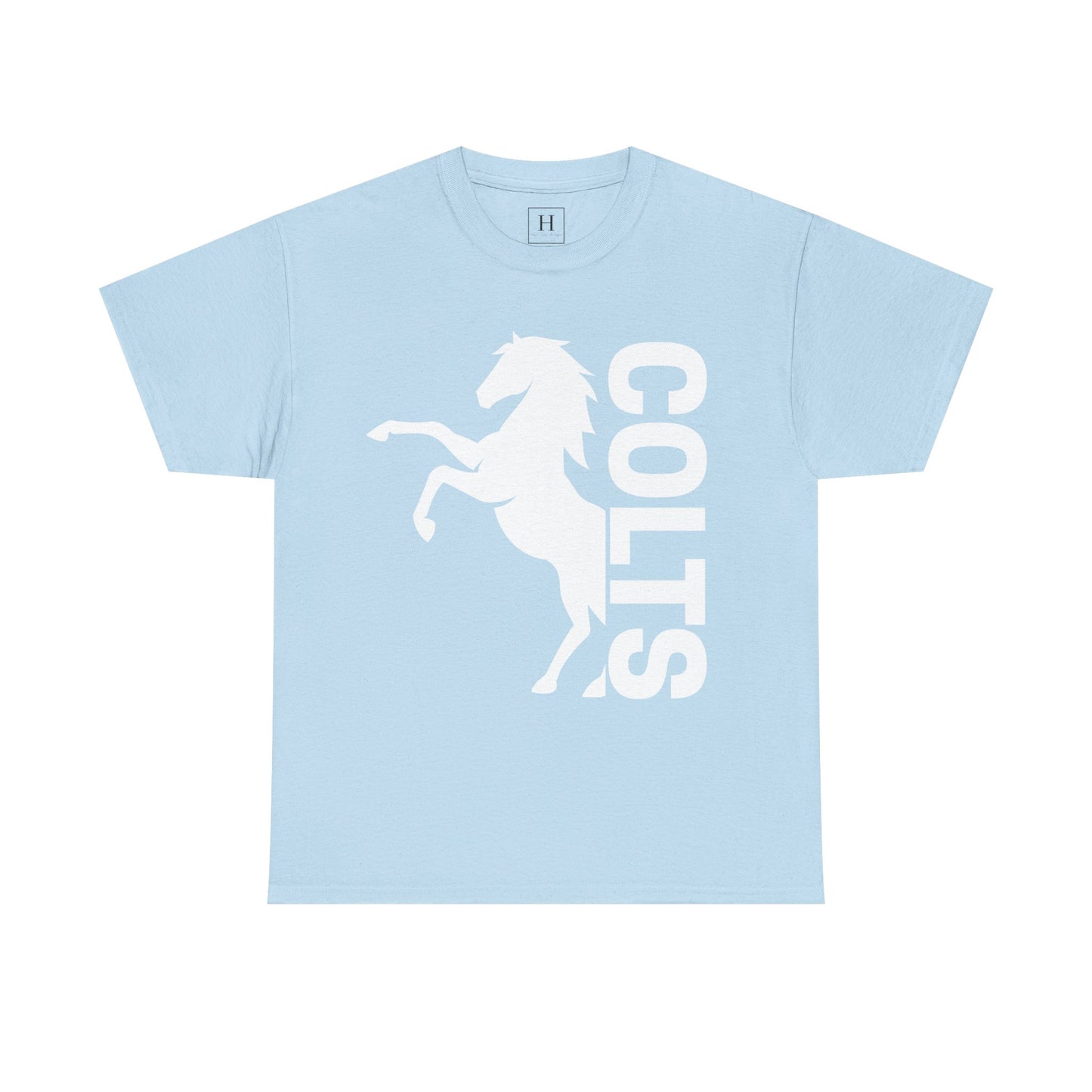 COLTS, Horse in White - Unisex Tee