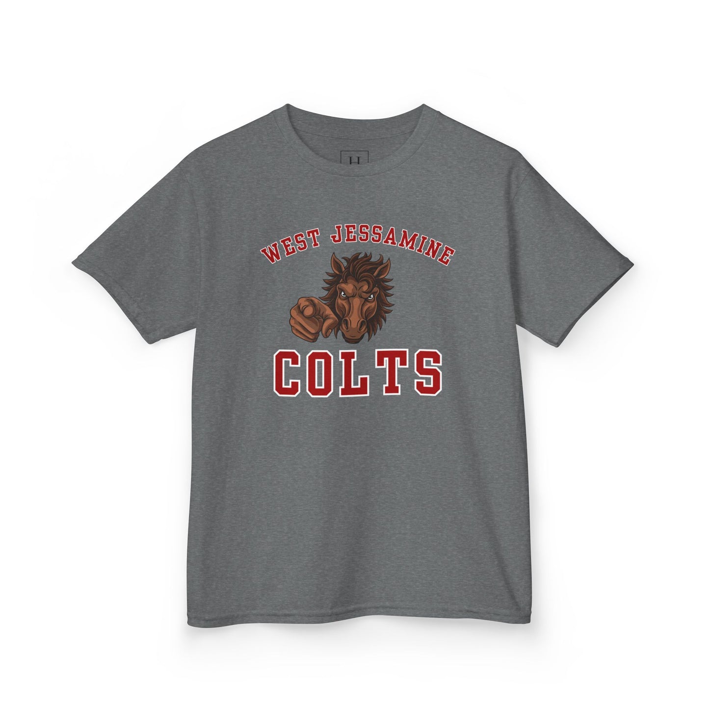 YOUTH --- West Jessamine Colts Mascot - YOU -- Unisex Tee