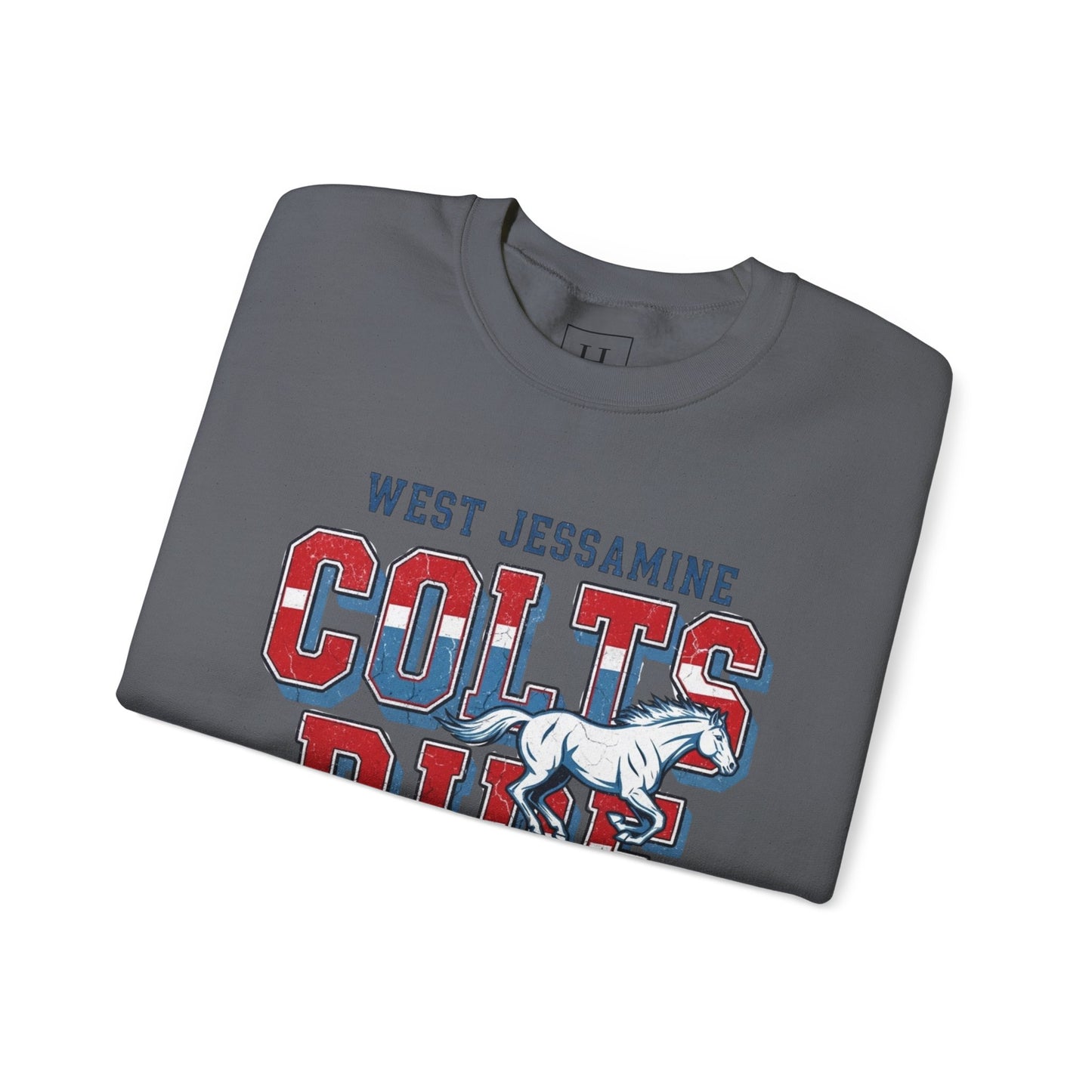 Crewneck Sweatshirt - West Jess RIDE COLTS Sweater