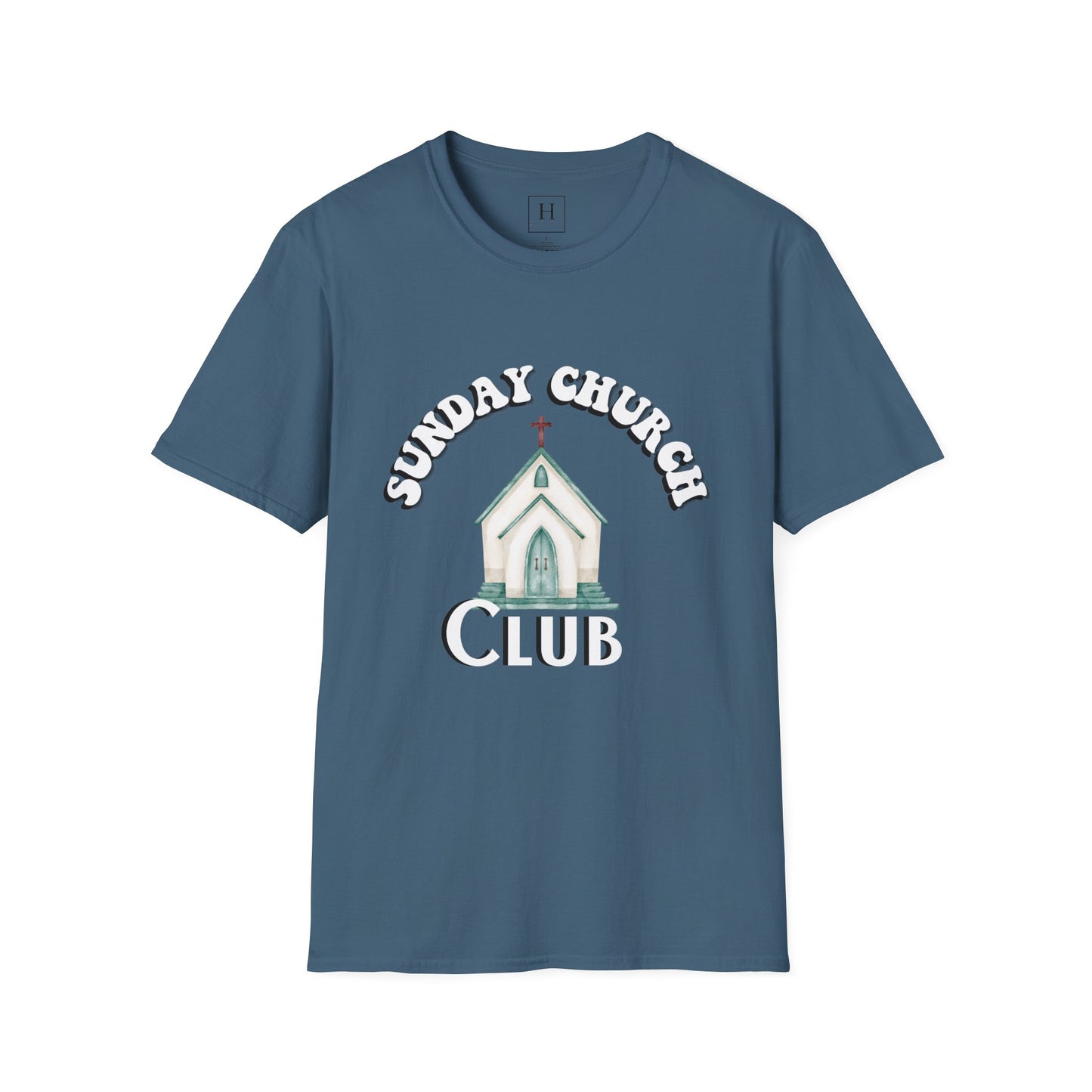 Sunday Church Club Christian T-shirt