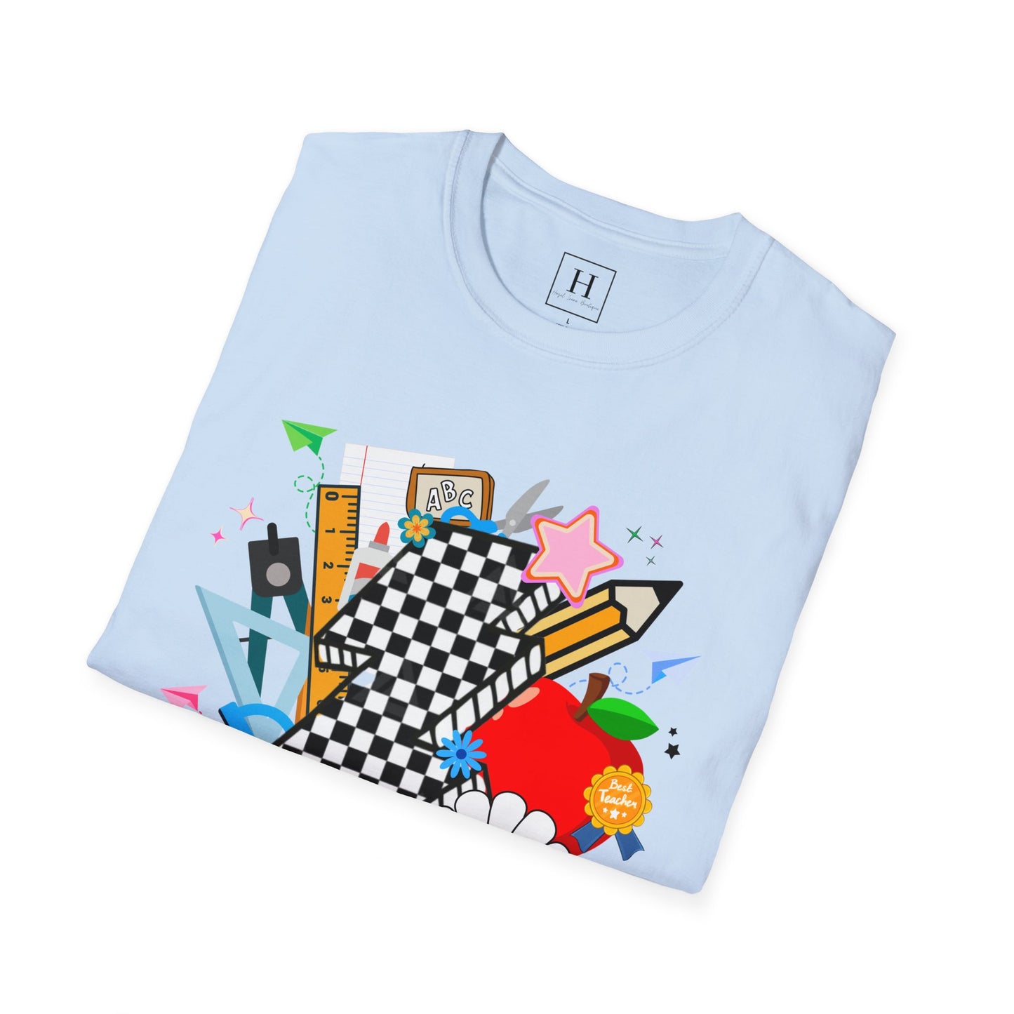 Retro Teacher T-Shirt (Front Only)