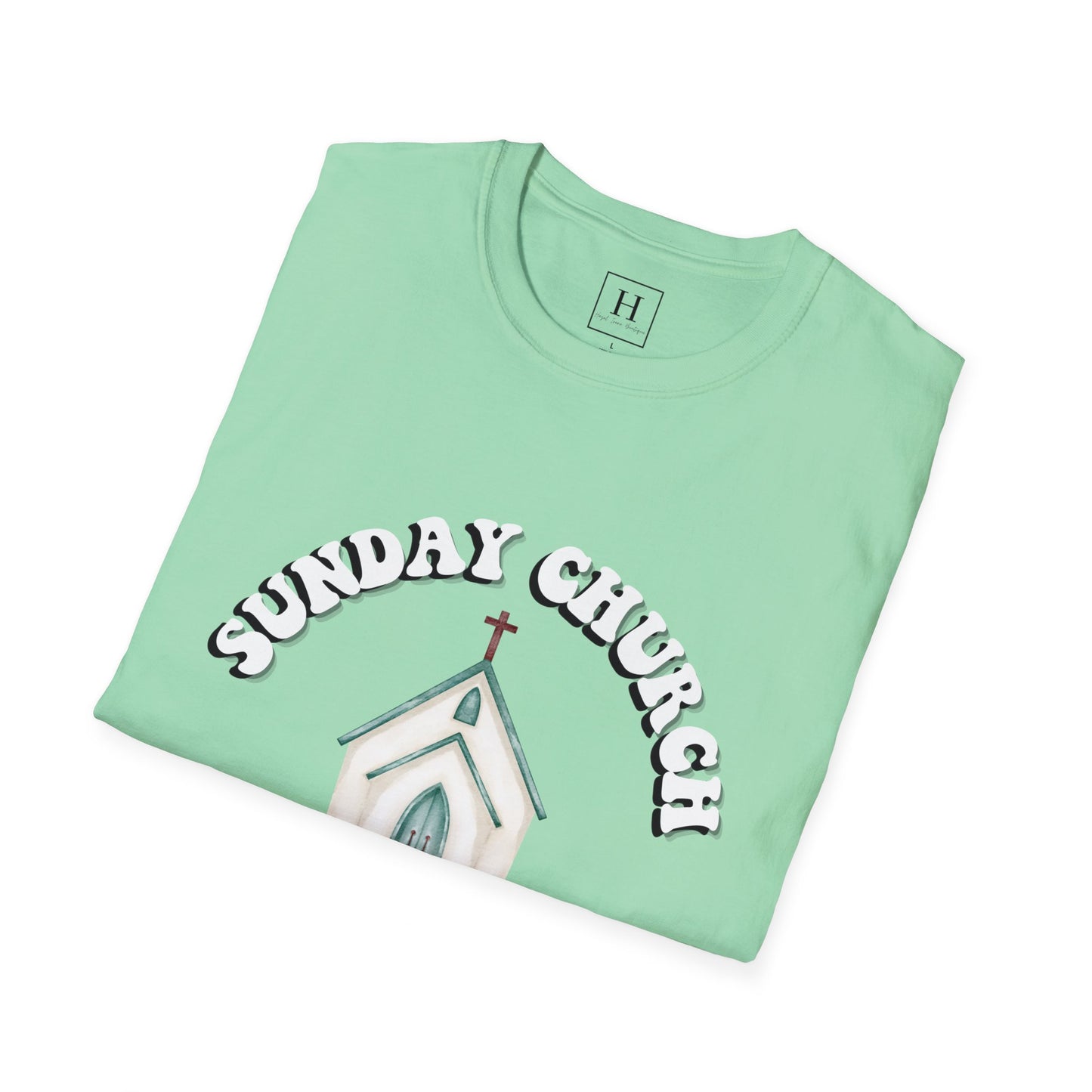 Sunday Church Club Christian T-shirt