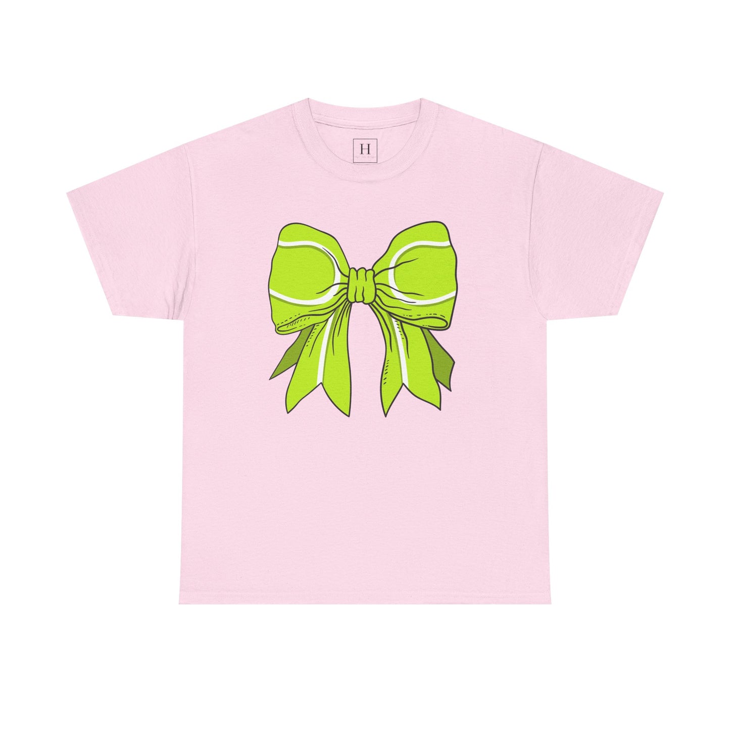 Tennis Sport Bow Tee - Unisex Heavy Cotton