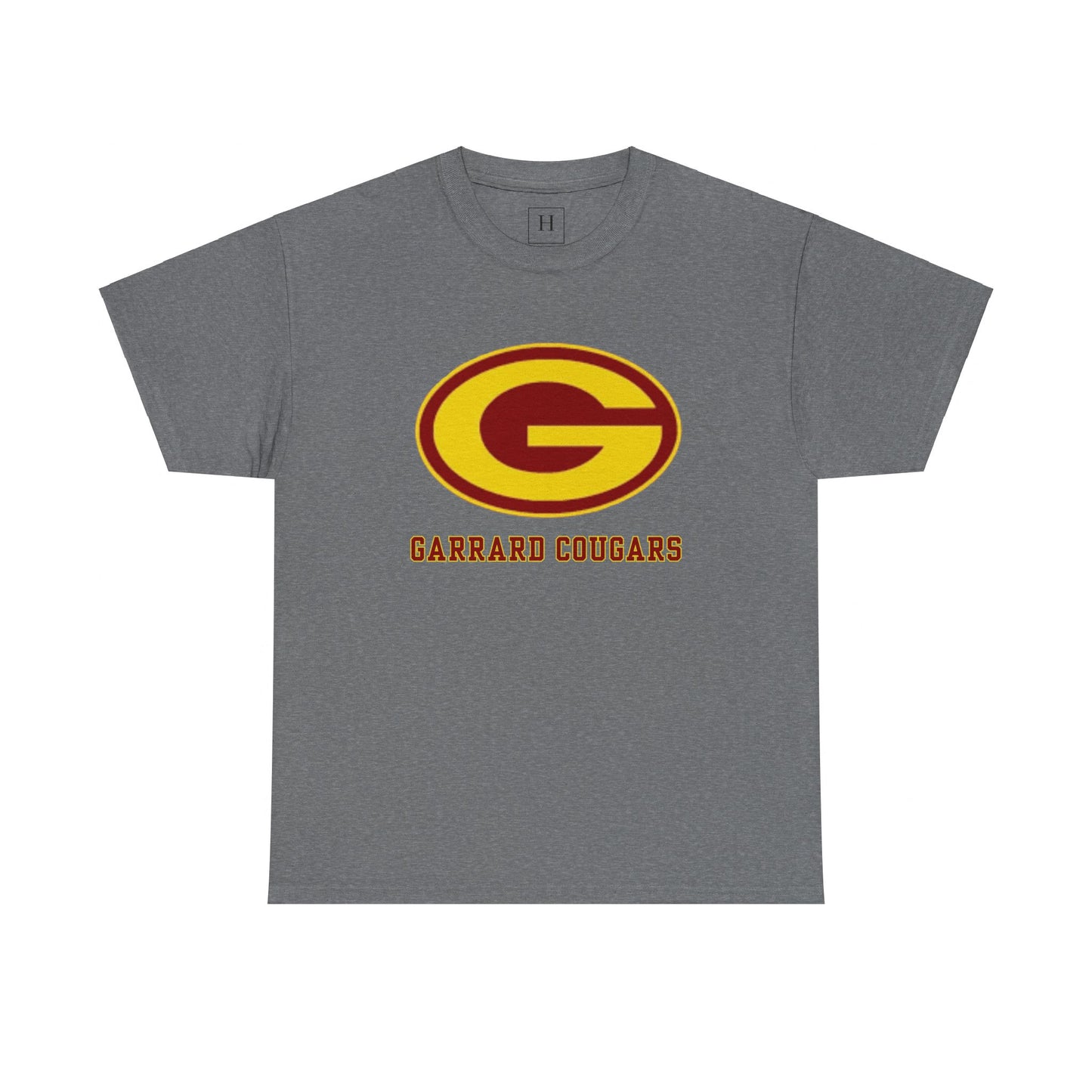 Gold (G) Garrard Middle Cougars T-Shirt (Front Only)