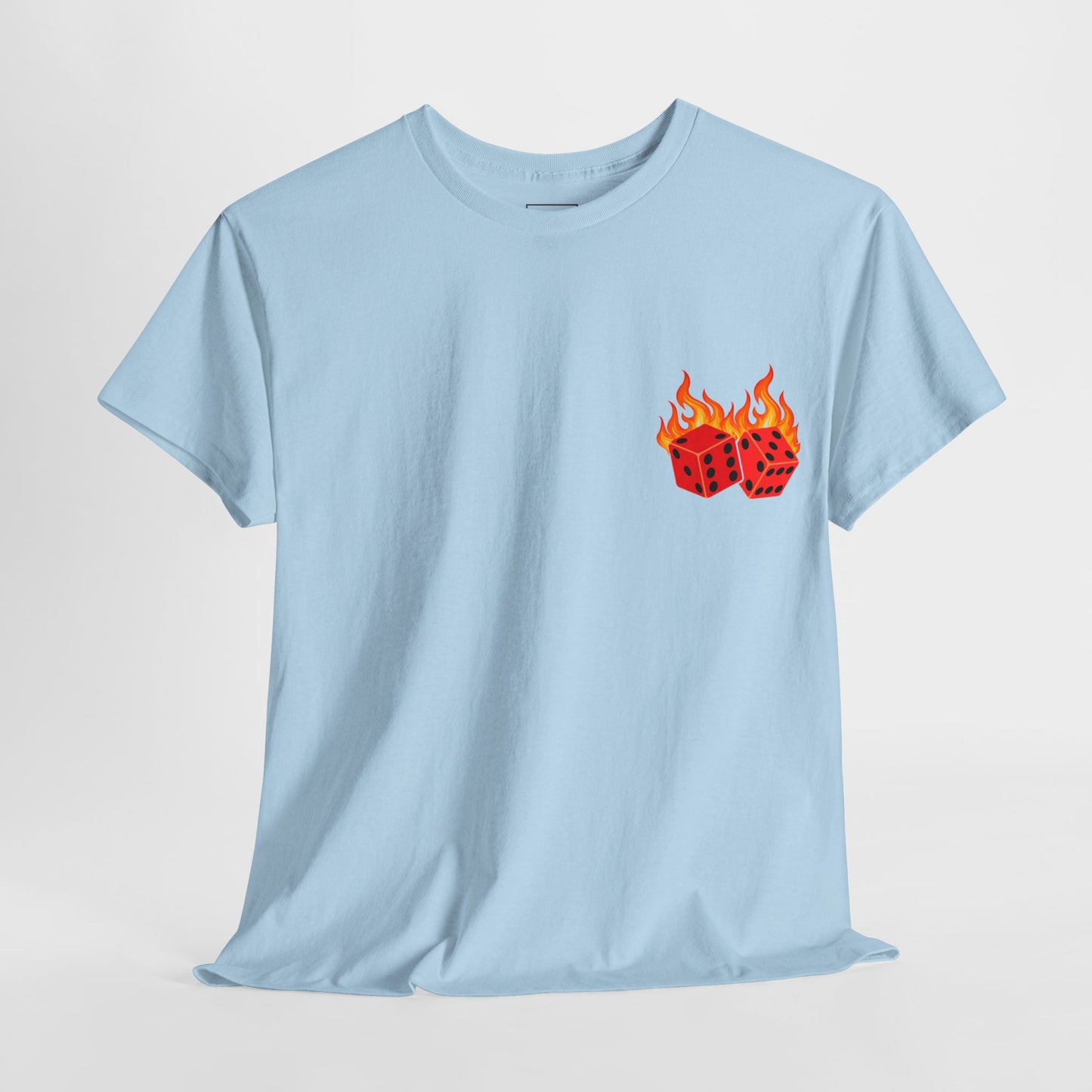 NO LUCK JUST JESUS DICE CHRISTIAN SHIRT (Front and Back)