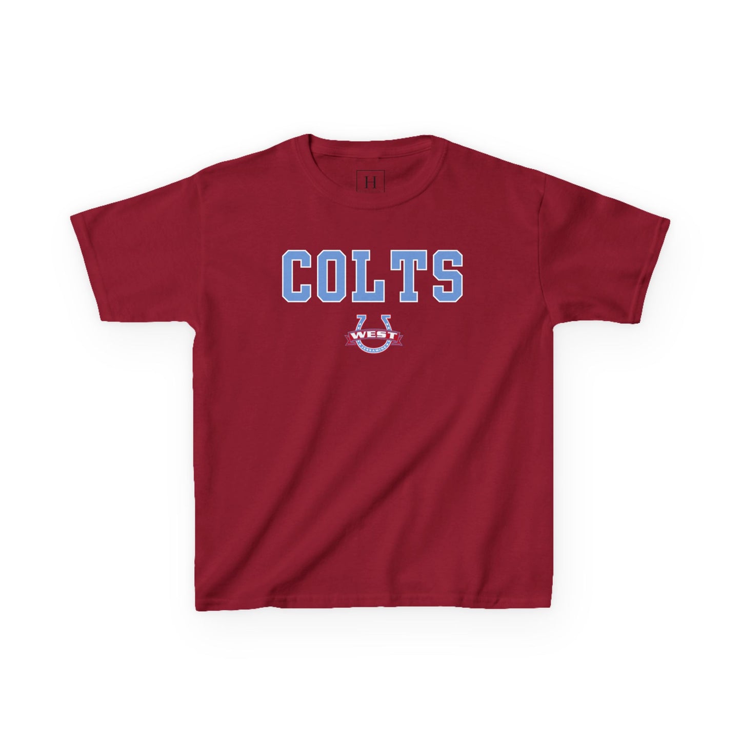YOUTH --- COLTS - West Horseshoe Logo - Unisex Shirt