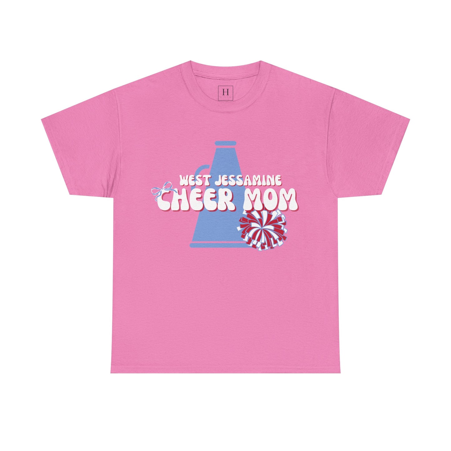West Jessamine Cheer Mom Megaphone & Pom - Unisex Shirt