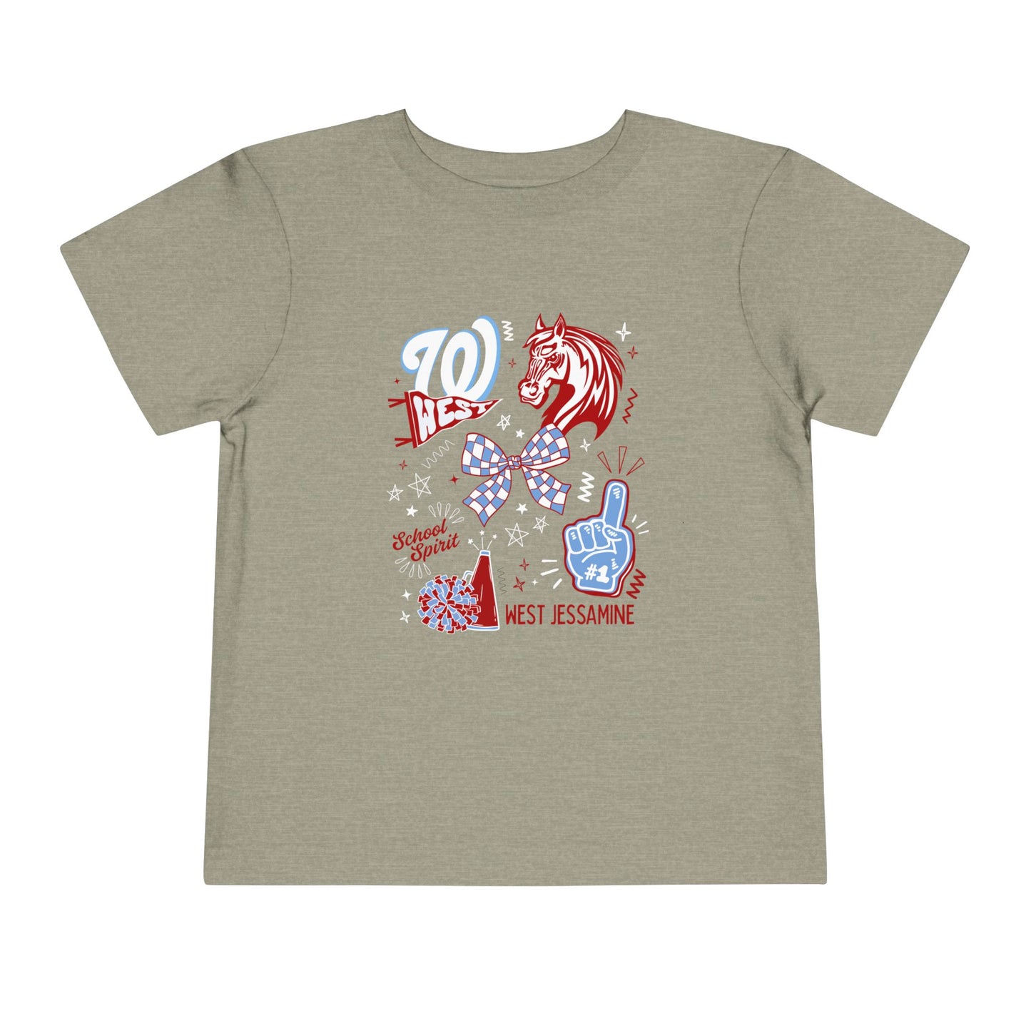 Toddler; West Jessamine Coquette School Spirit - Unisex T-shirt