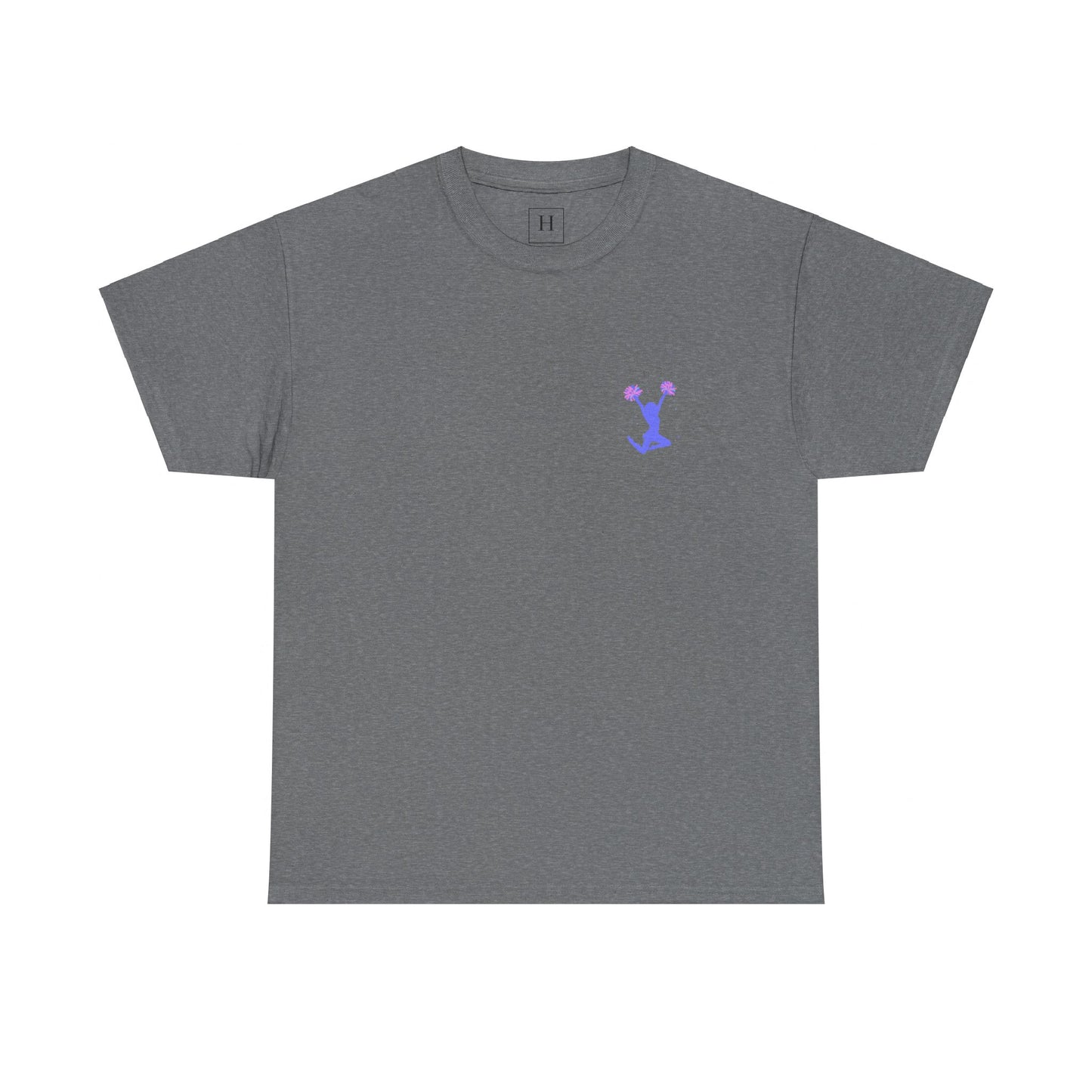 in my cheerleading era front and back cheer adult t-shirt
